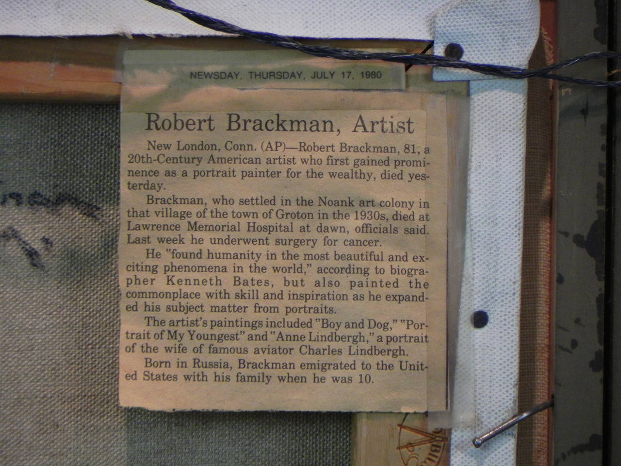 American Robert Brackman Mid-Century Modern 