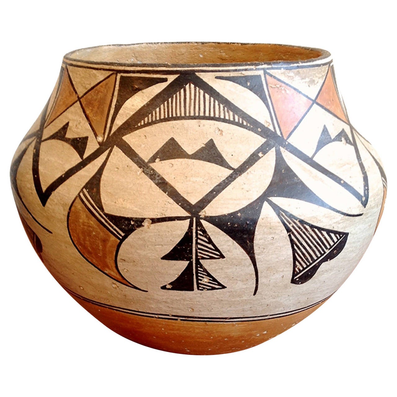 19th Century Native American Acoma Pot For Sale