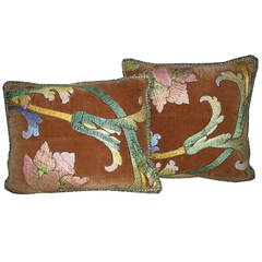 Pair of Antique Florentine Pillows 5
