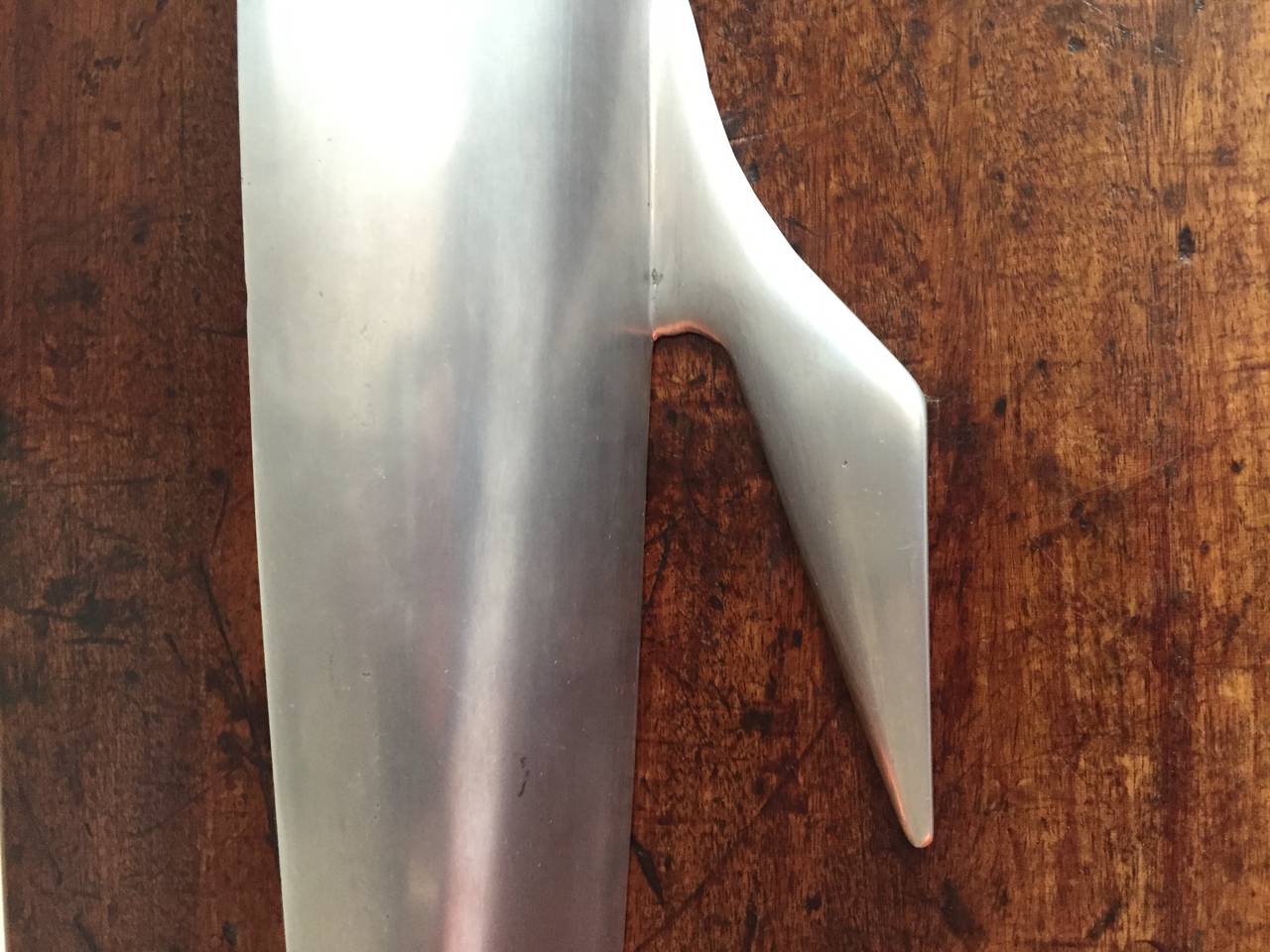 Solid Aluminum Yacht Half Hull Model