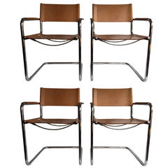 Set of Four Matteo Grassi Dining Chairs