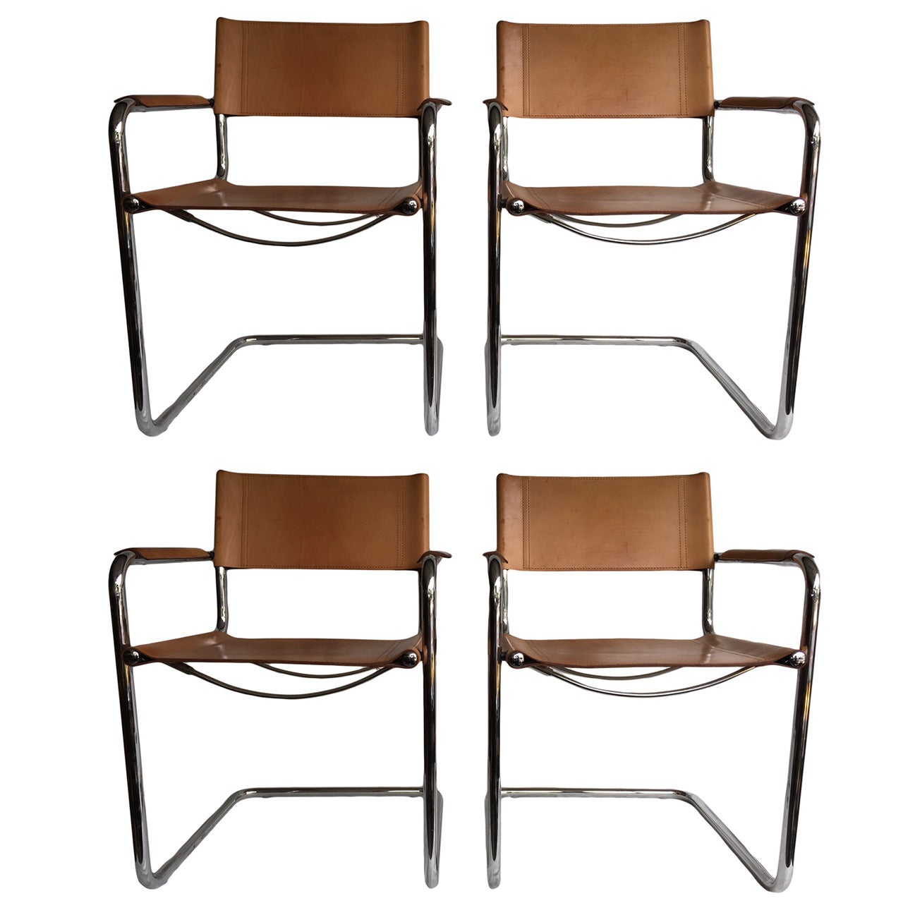 Set of Four Matteo Grassi Dining Chairs