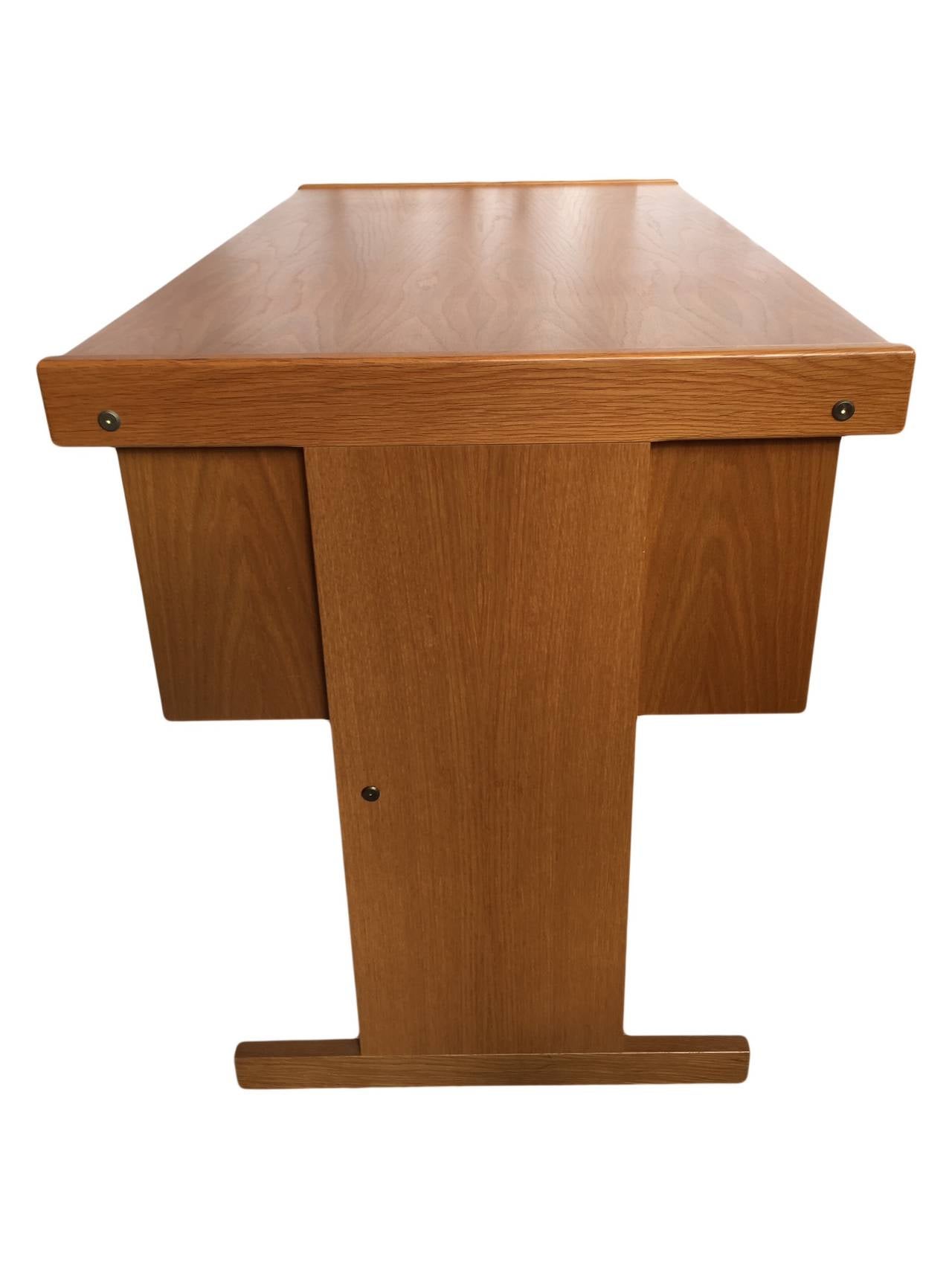 Danish desk by Bent Silberg circa 1970.
Oak.