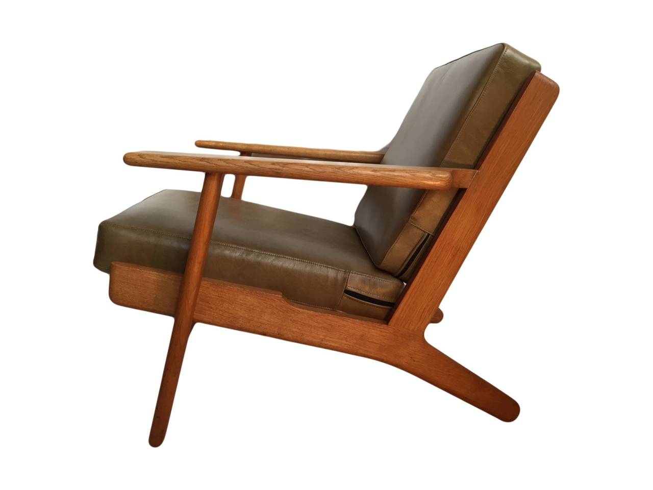 20th Century Hans J Wegner, original Getama ge290 plank chair