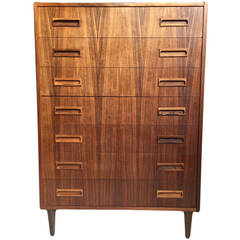 Danish Rosewood Chest of Drawers, Westergaard