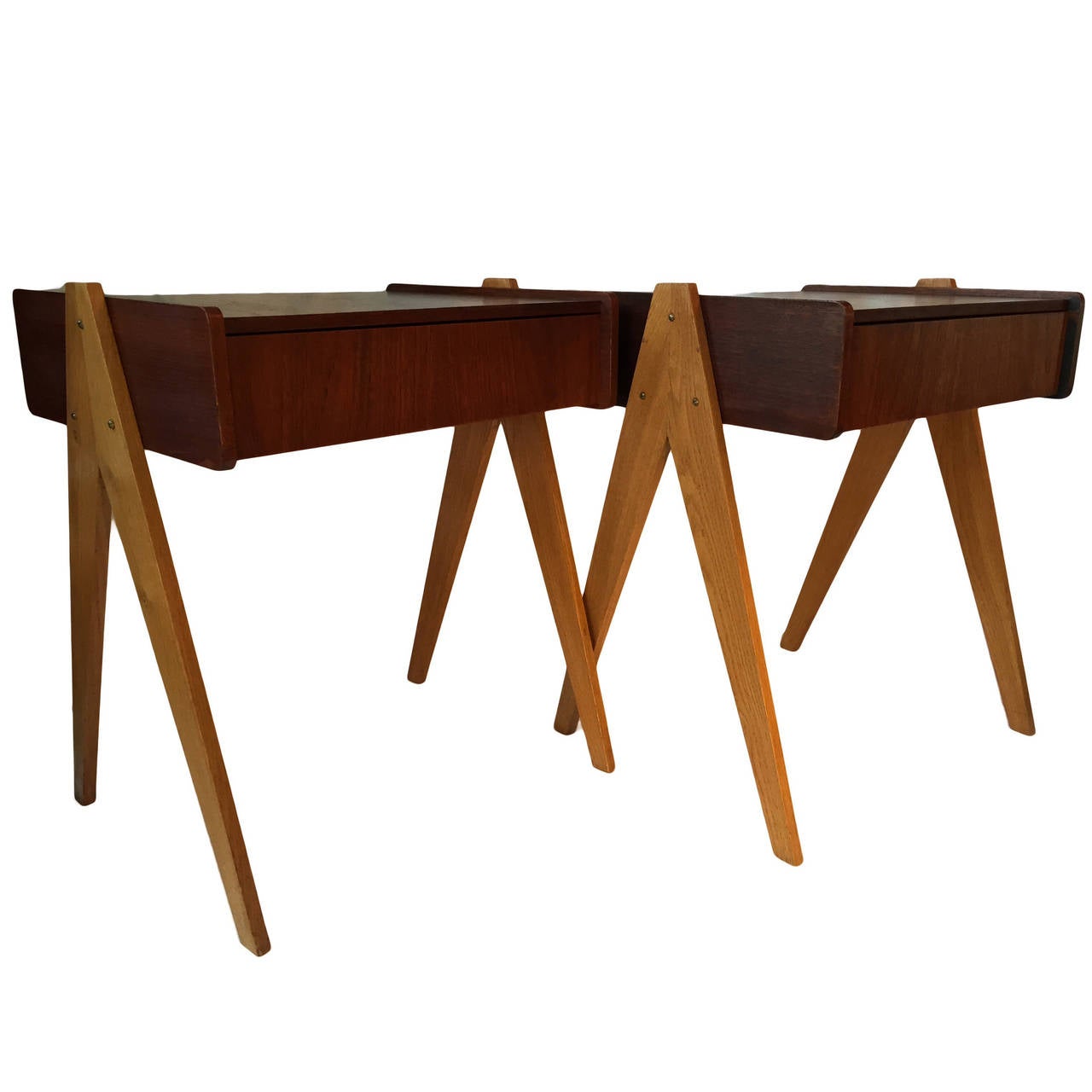 Danish Nightstands at 1stdibs