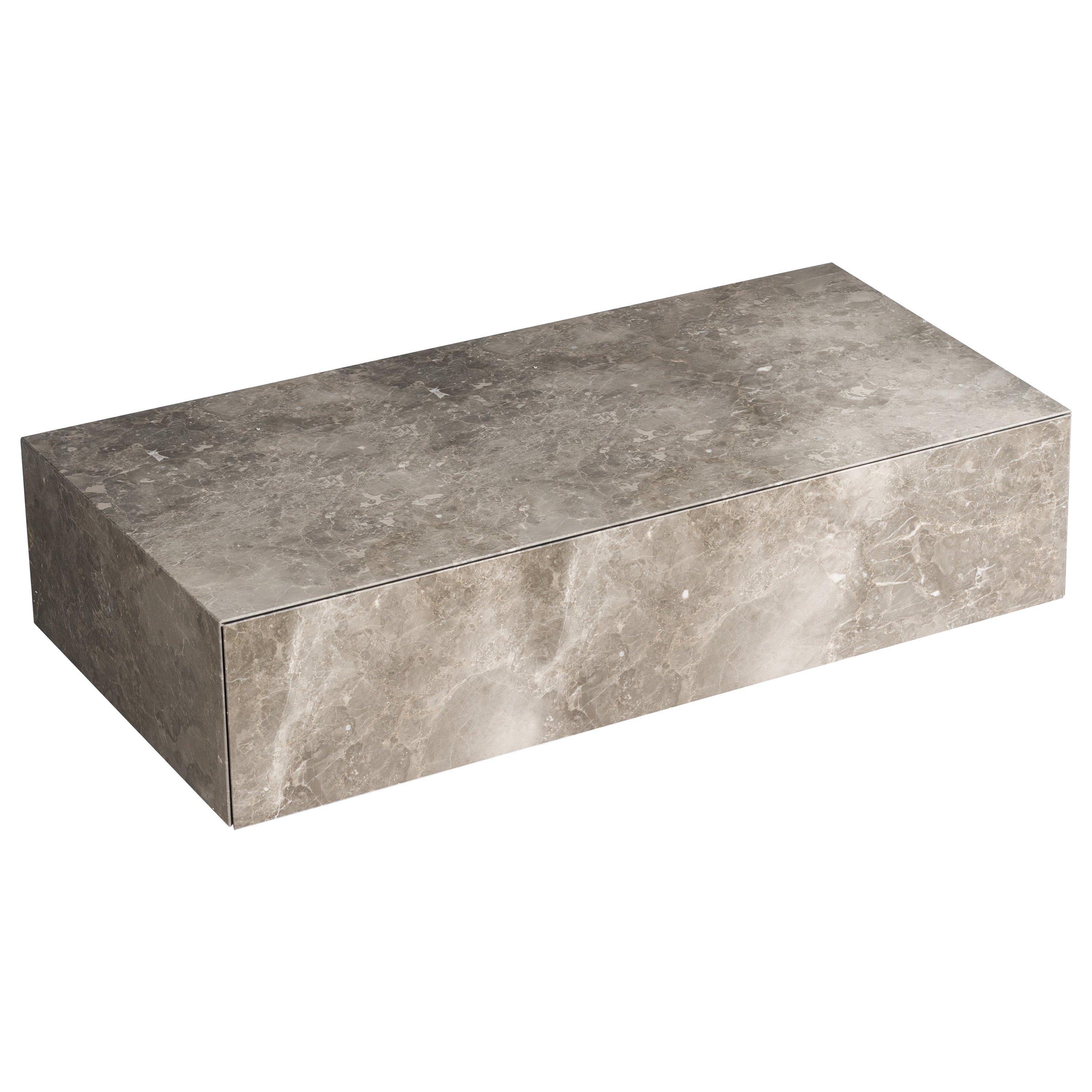 For Sale: Gray (Gris du Marais) Salvatori Ciane Floating Drawer by Elisa Ossino