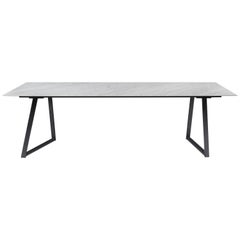 Salvatori Large Rectangle Dritto Dining Table by Piero Lissoni