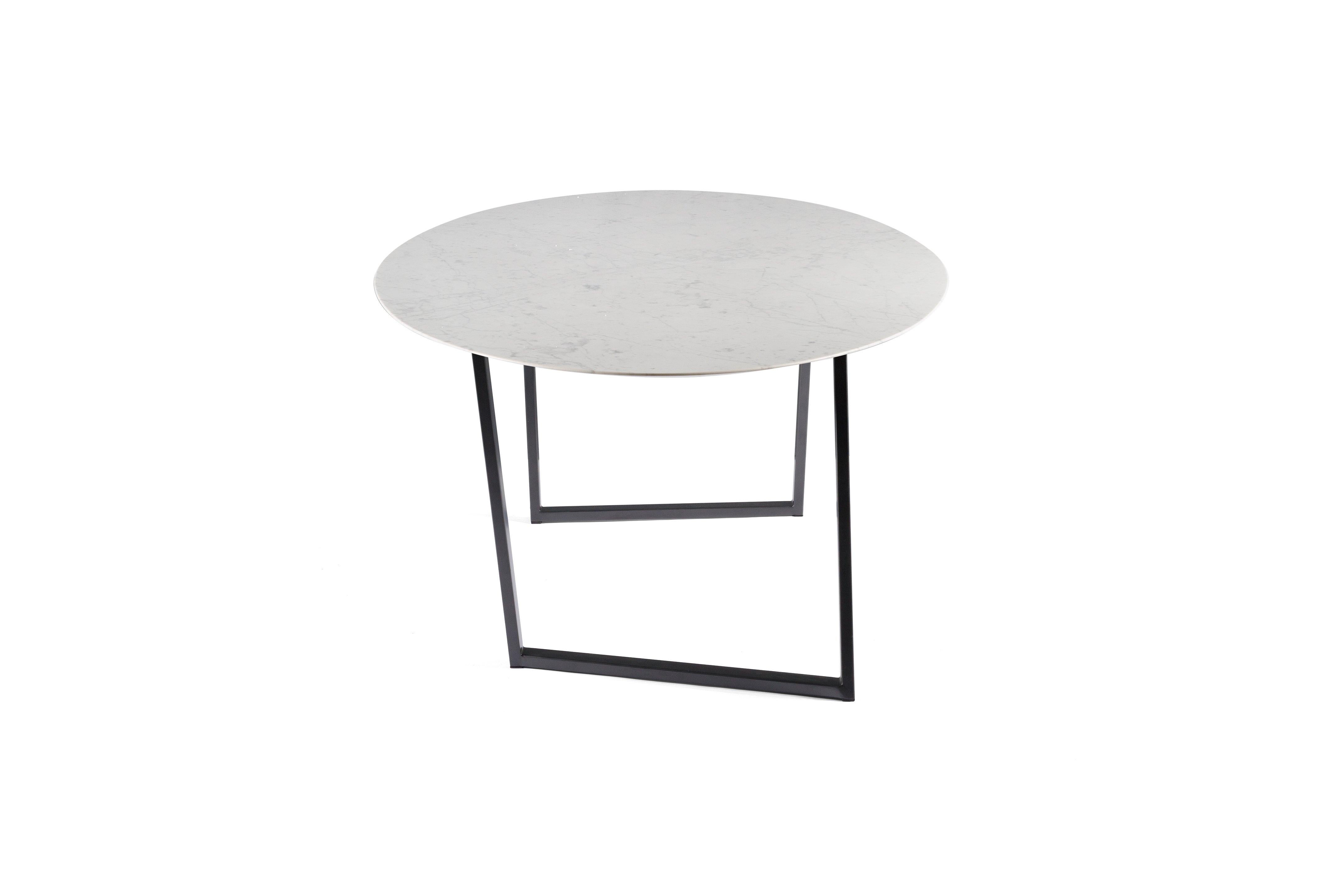 For Sale: White (Bianco Carrara) Salvatori Oval Dritto Dining Table by Piero Lissoni 2