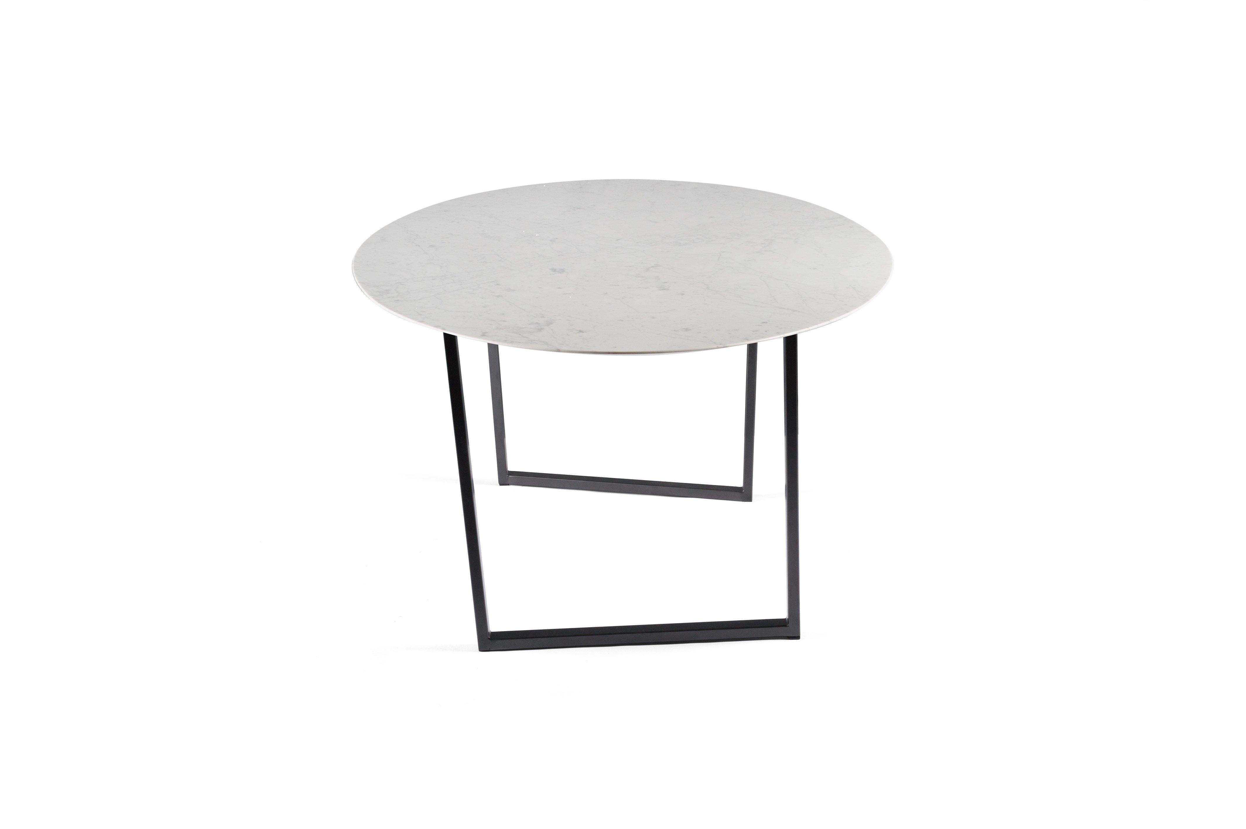 For Sale: White (Bianco Carrara) Salvatori Oval Dritto Dining Table by Piero Lissoni 4