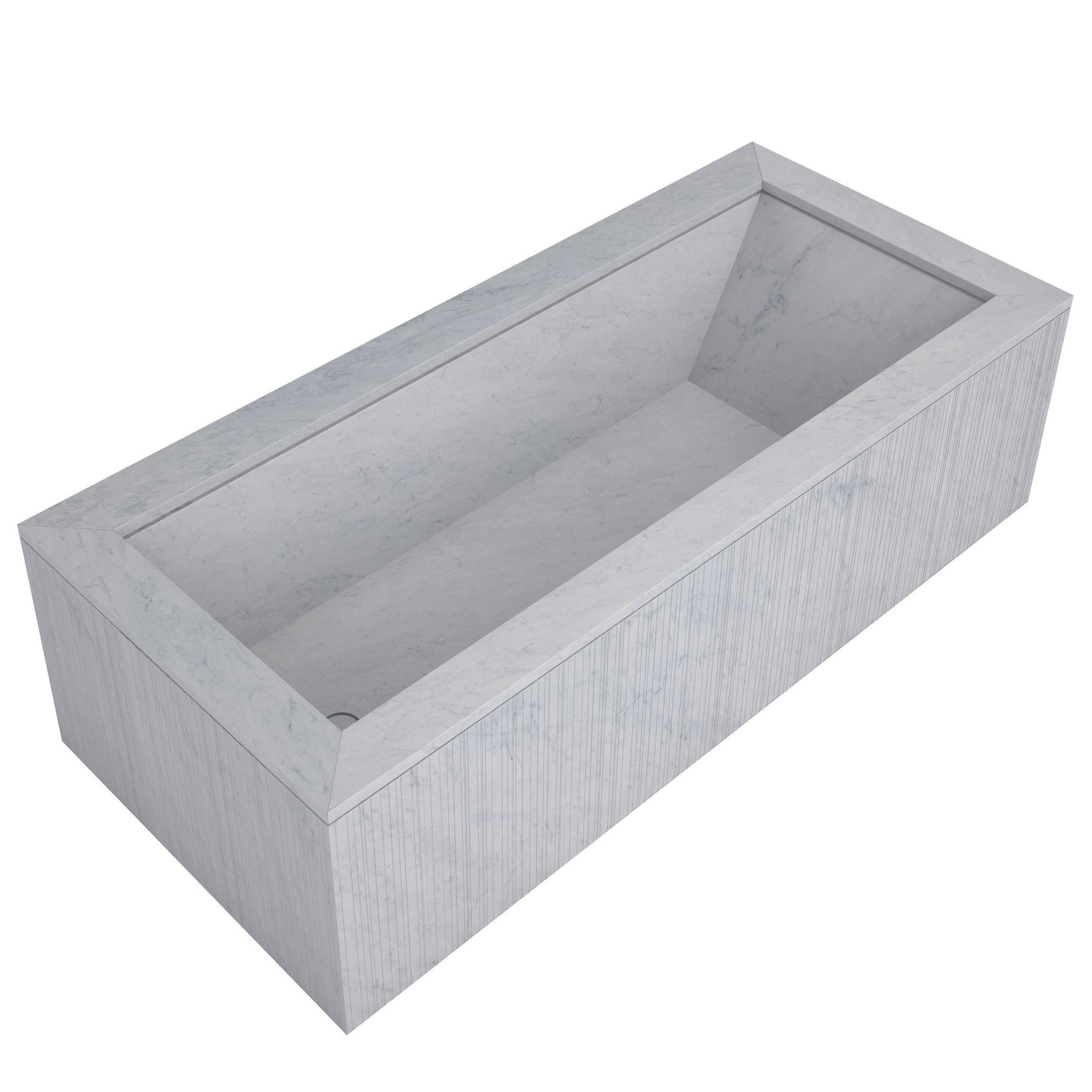 For Sale: White (Bianco Carrara) Salvatori Oyster Bathtub