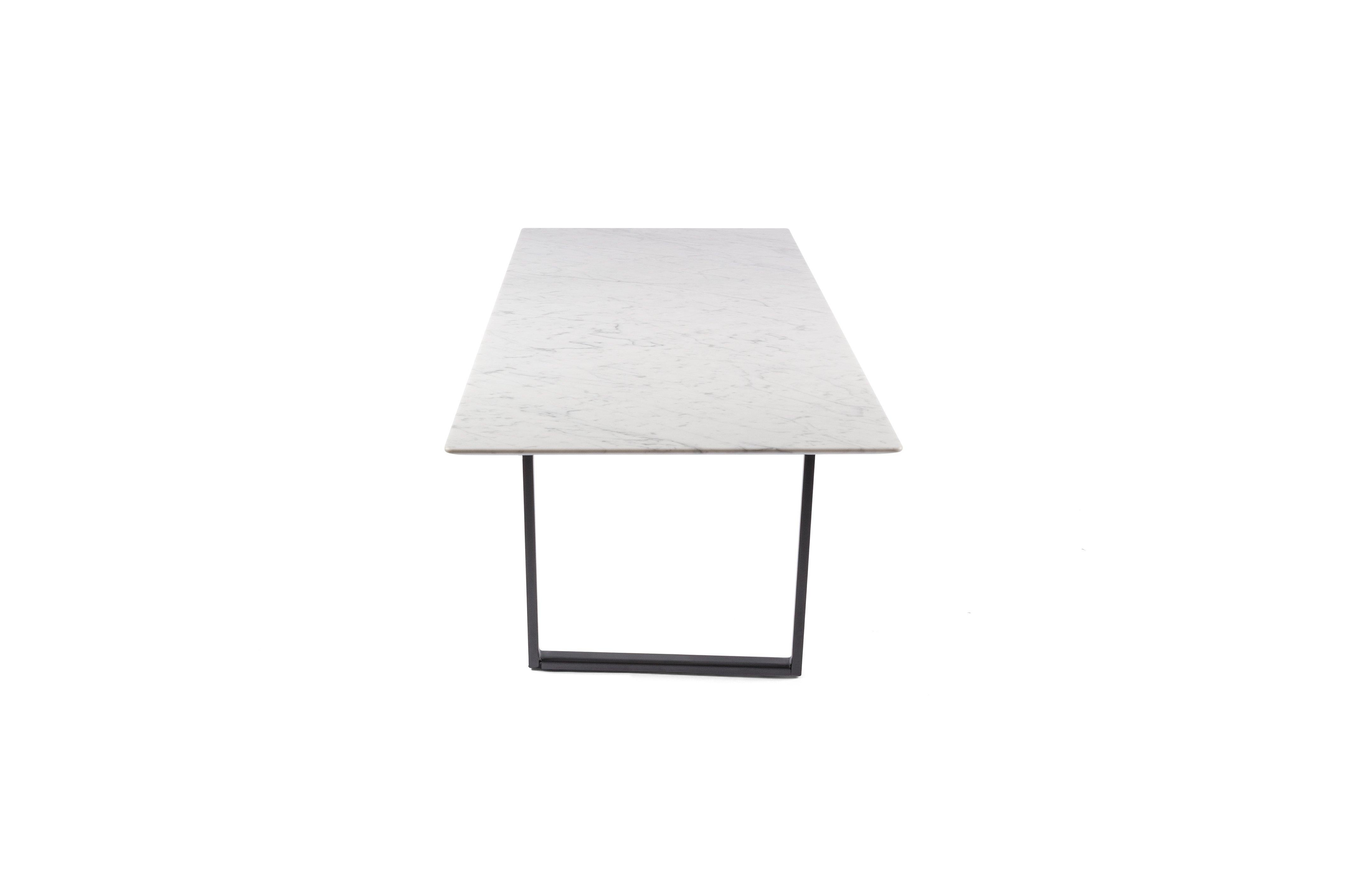 For Sale: White (Bianco Carrara) Salvatori Rectangle Dritto Coffee Table by Piero Lissoni 4