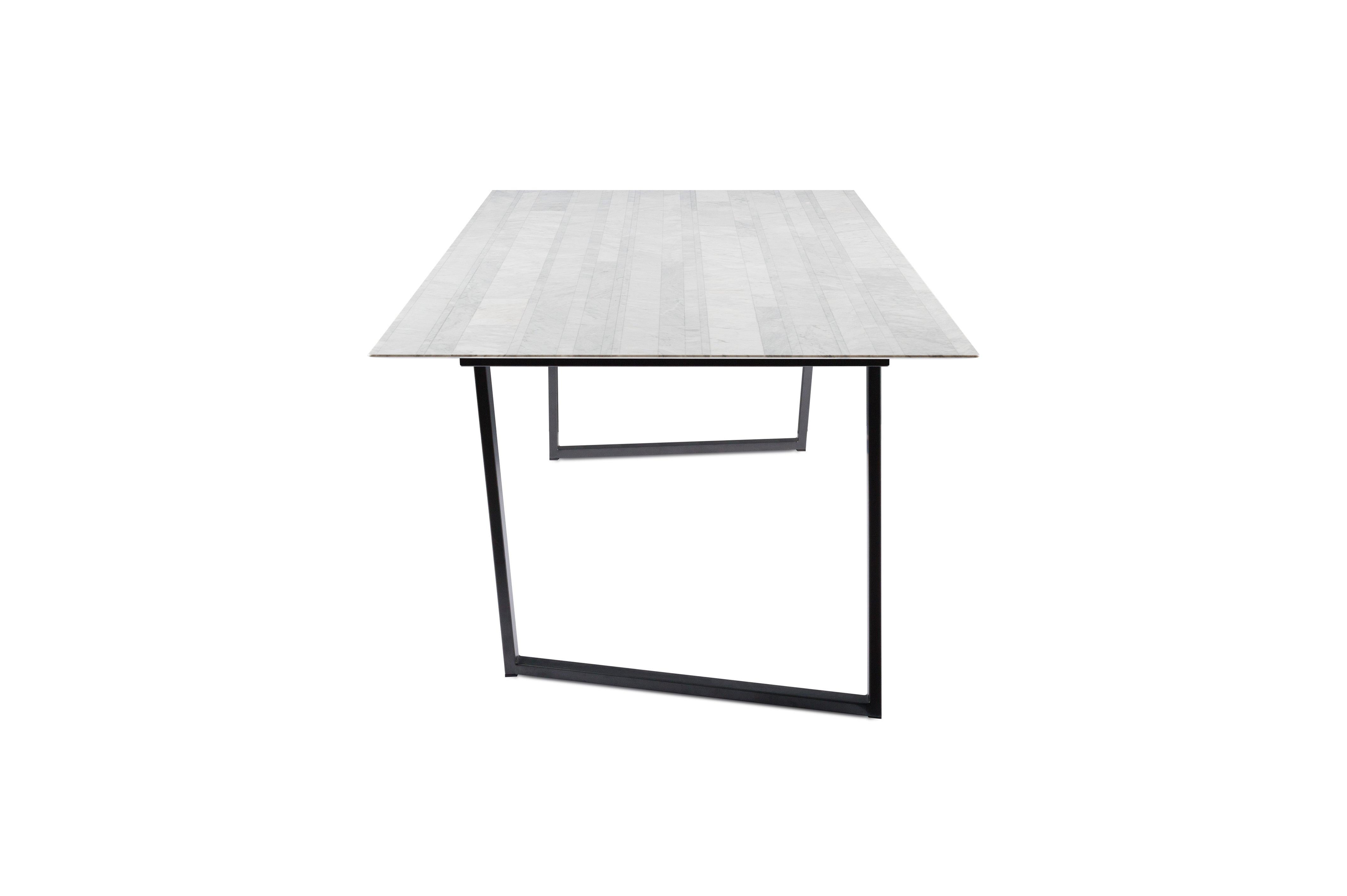 For Sale: White (Bianco Carrara) Salvatori Rectangle Dritto Dining Table by Piero Lissoni 4