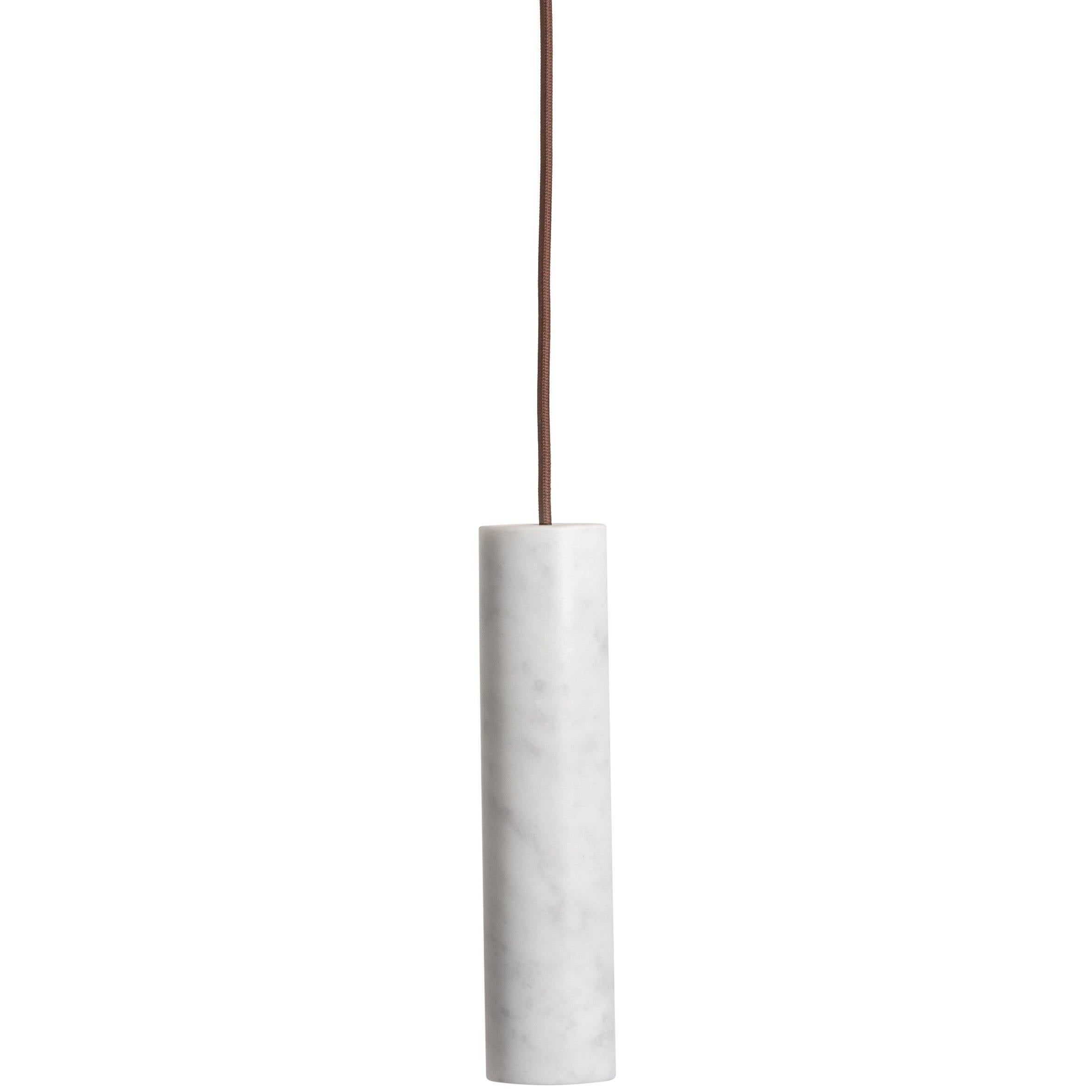 For Sale: White (Bianco Carrara) Salvatori Silo Single Pendant Light by David Lopez Quincoces