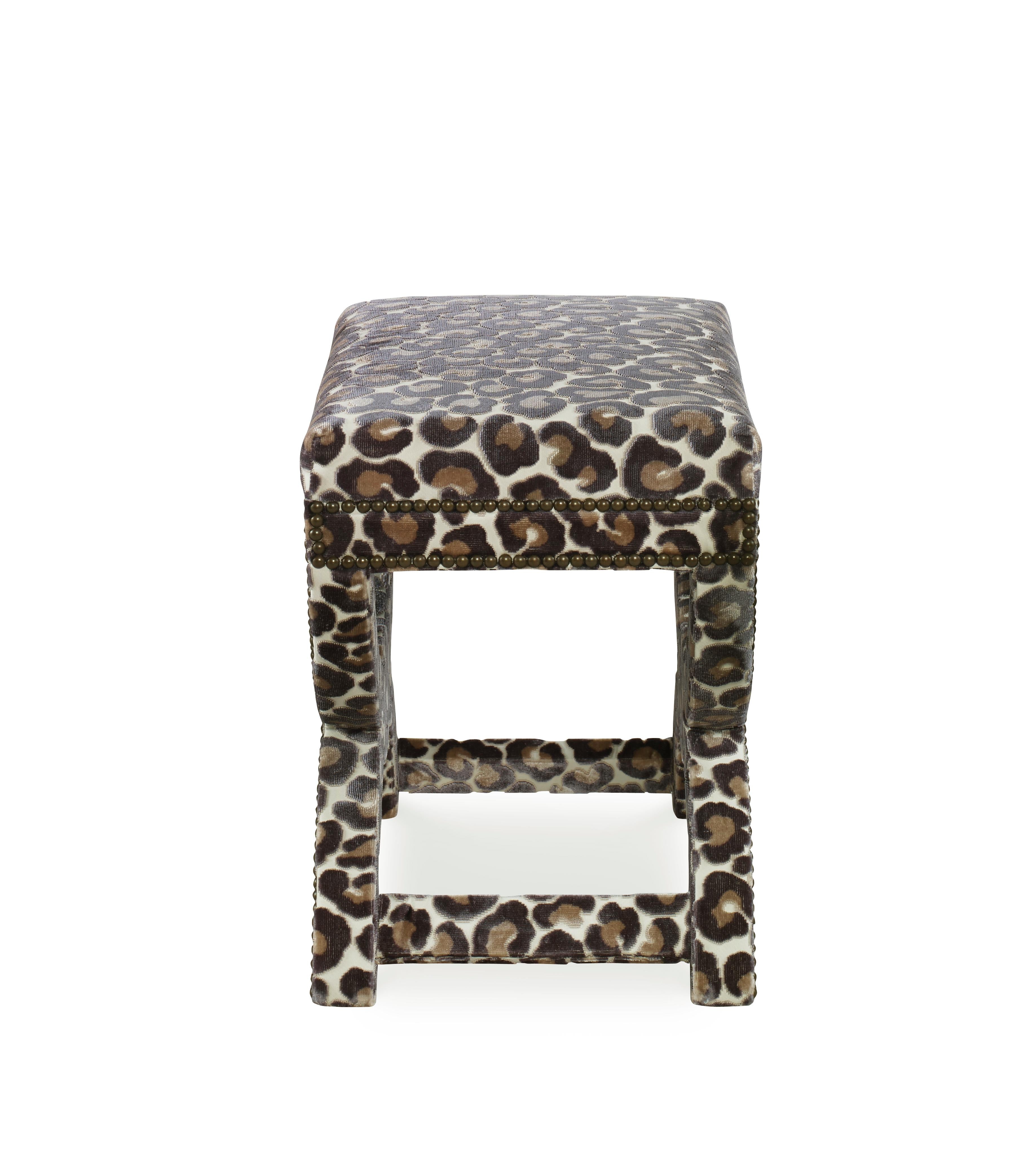 (Multicolore) Tabouret croisé en coton par CuratedKravet 3