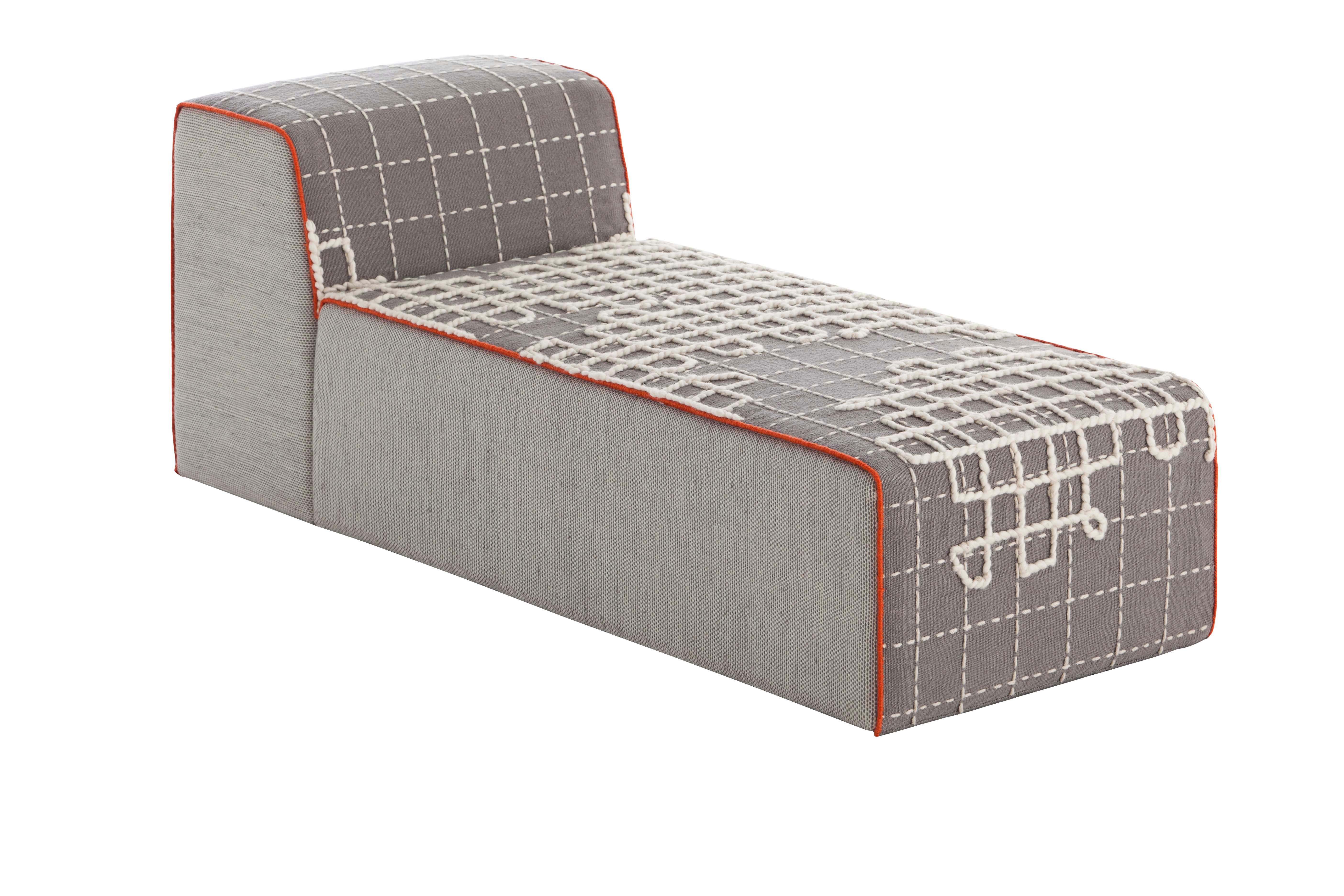 For Sale:  (Gray)  Patricia Urquiola Bandas Long Chaise Lounge Chair for GAN