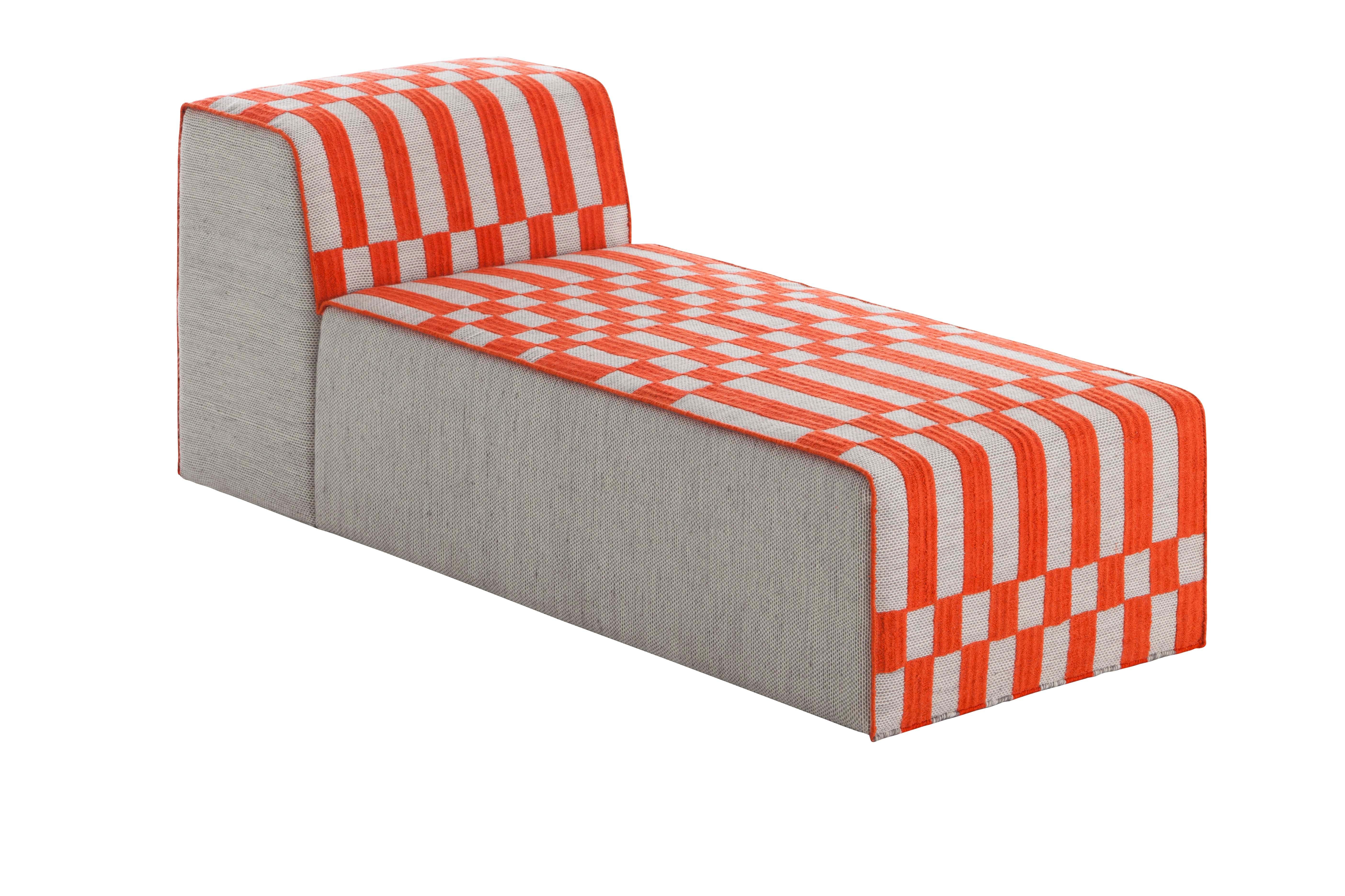 For Sale:  (Orange)  Patricia Urquiola Bandas Long Chaise Lounge Chair for GAN