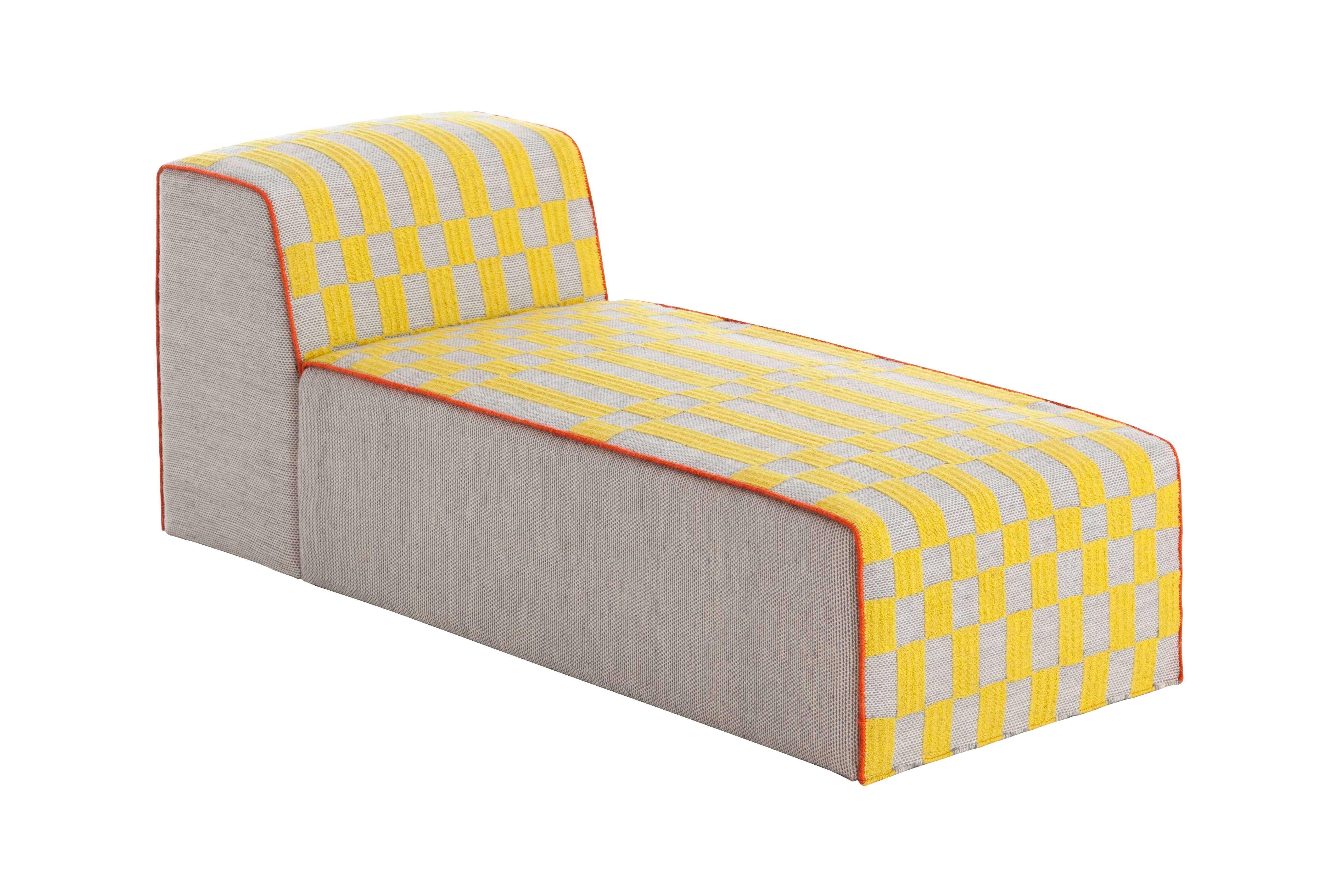 For Sale:  (Yellow)  Patricia Urquiola Bandas Long Chaise Lounge Chair for GAN