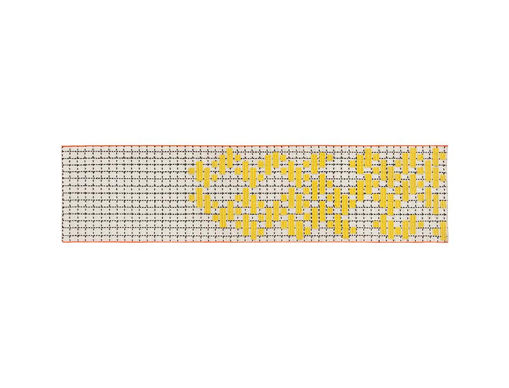 For Sale:  (Yellow) Patricia Urquiola Bandas Runner Rug for GAN