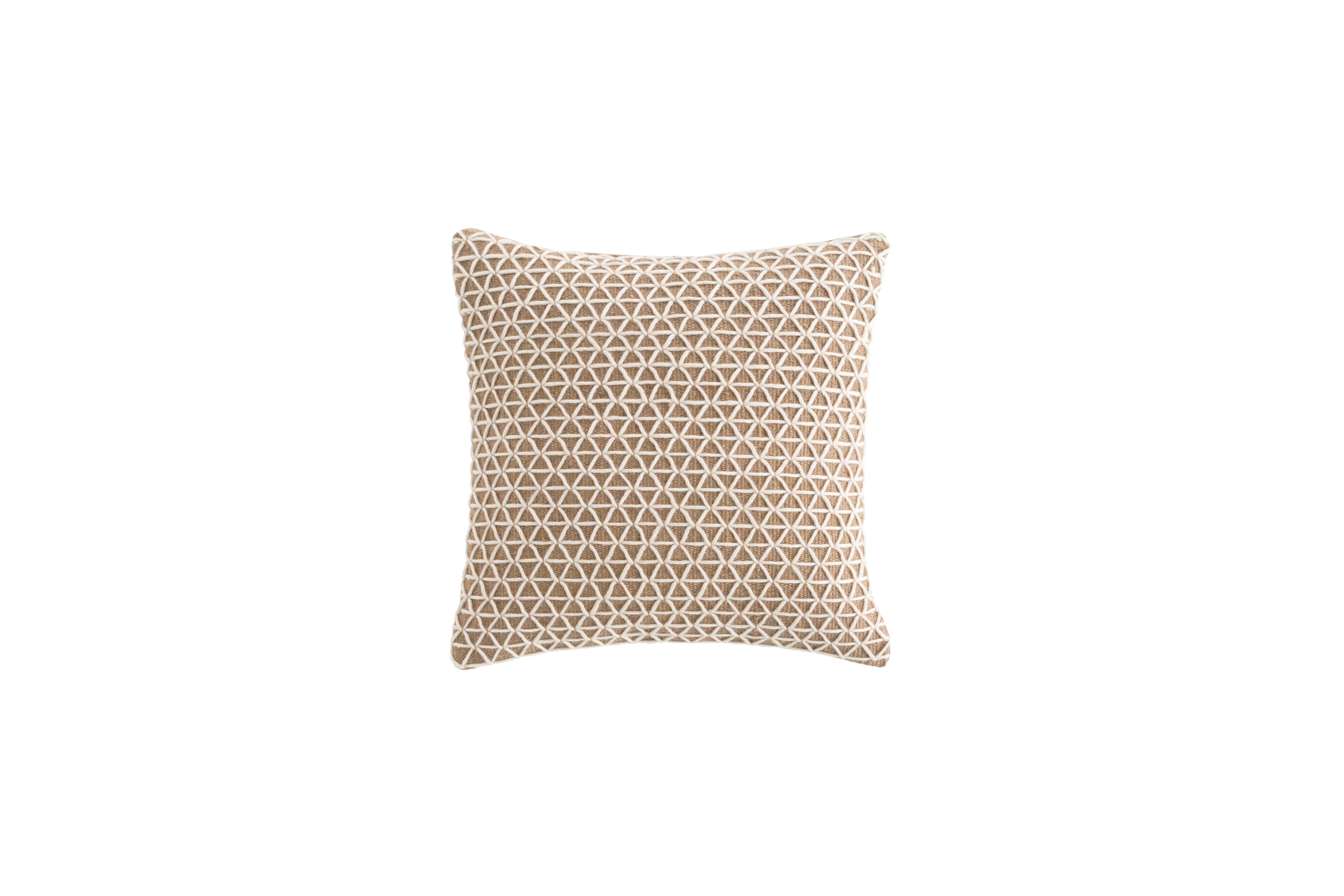 For Sale:  (White) GAN Raw Large Pillow in Jute by Borja García