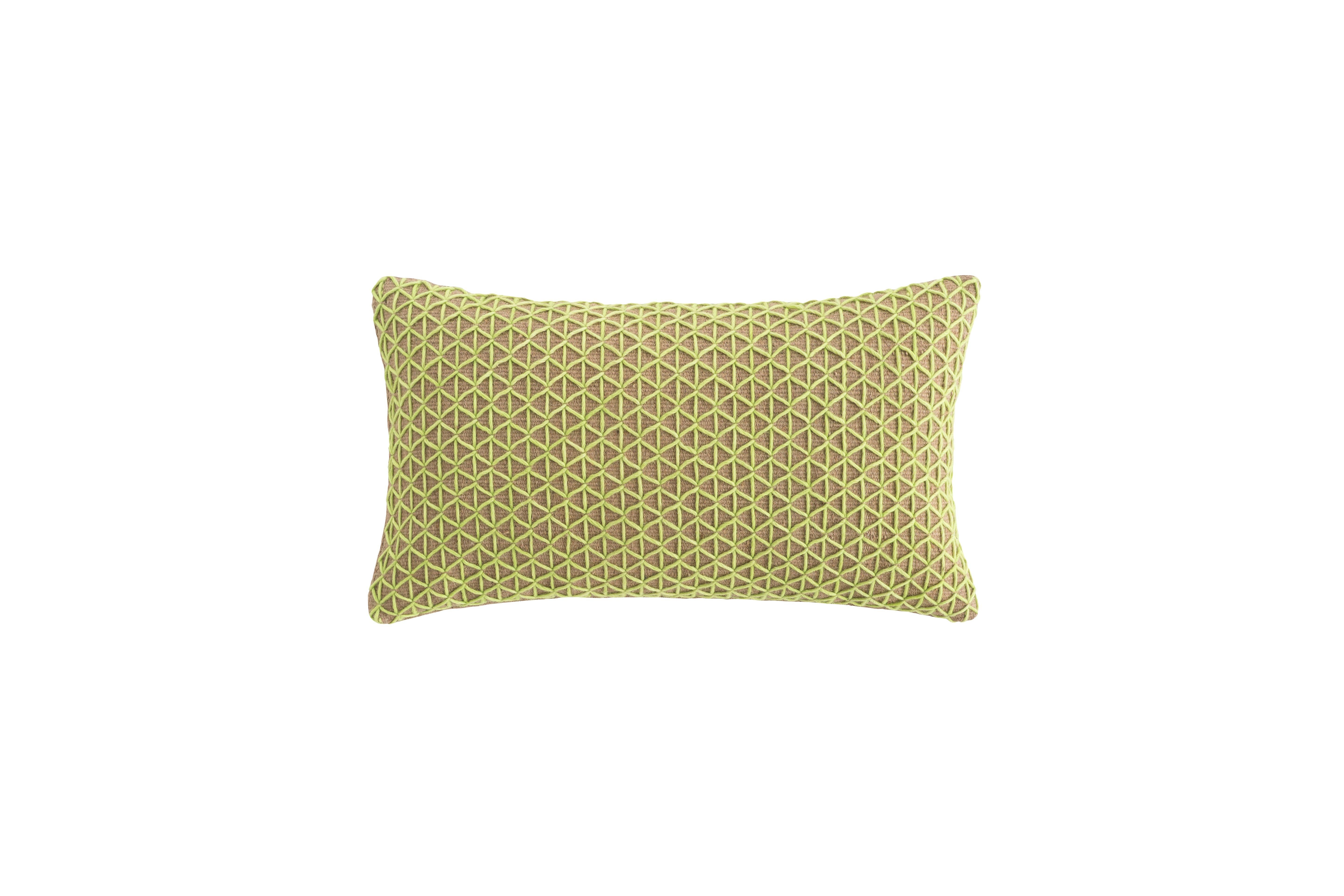 For Sale:  (Green) GAN Raw Small Pillow Jute by Borja García