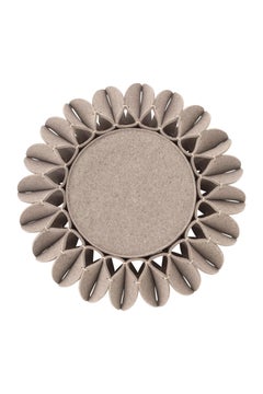GAN Ruff Low Pouf in Wool by Romero & Vallejo