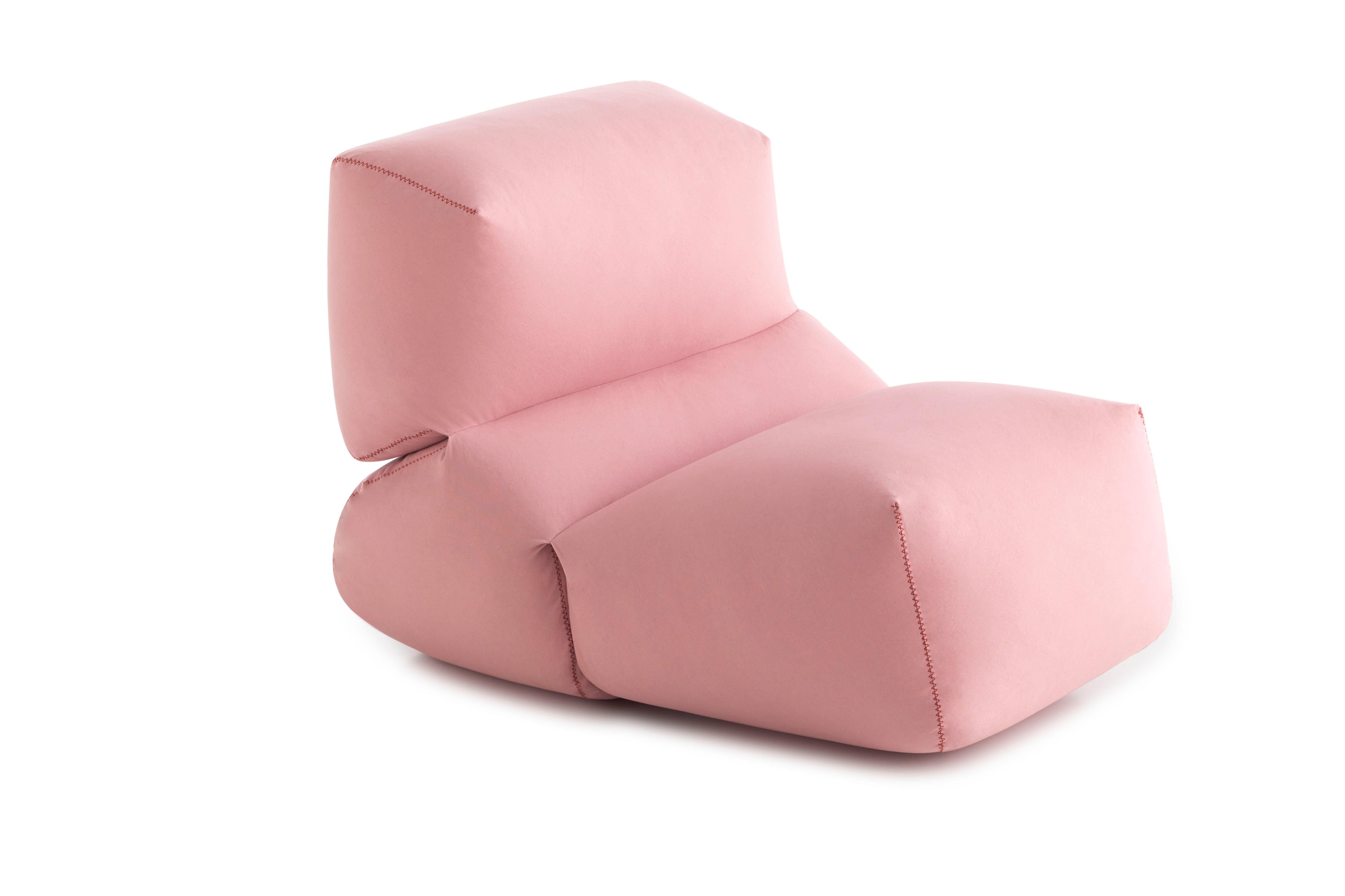 For Sale:  (Pink) GAN Grapy Soft Lounge Chair by Kensaku Oshiro