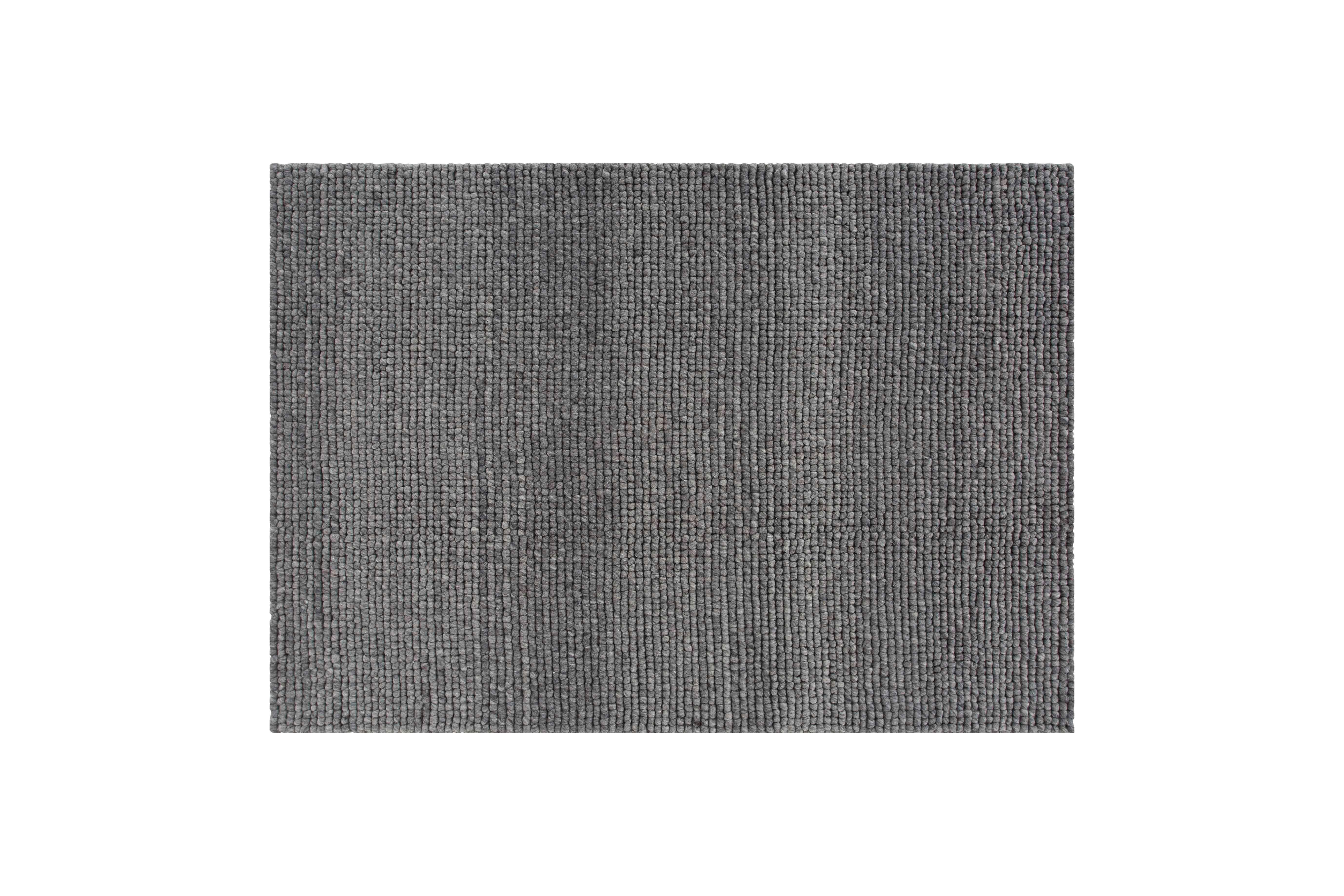 En vente :  (Gris) Tapis à capuche GAN en laine tissée à la main