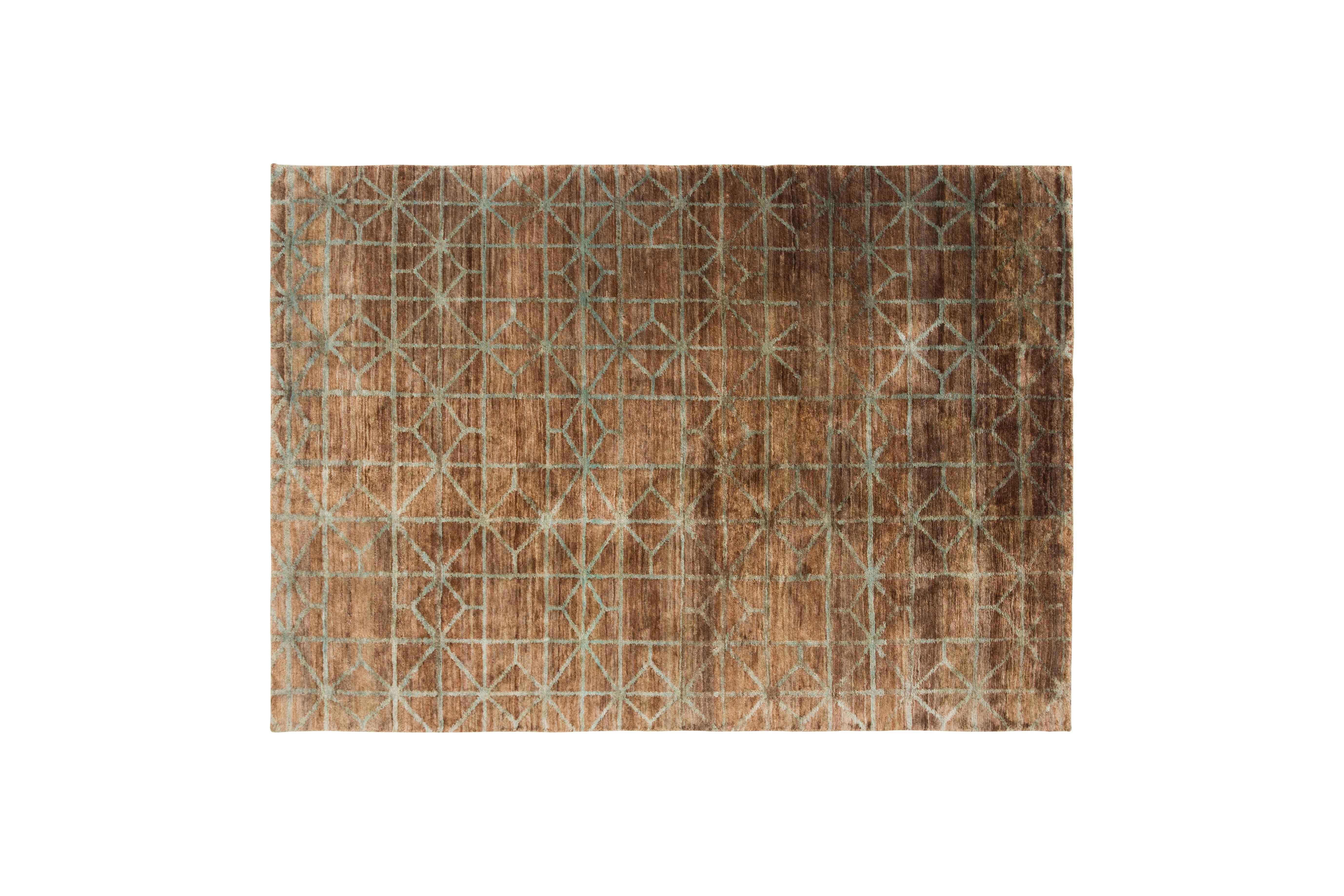 For Sale:  (Green) GAN Waterkeyn Rug in Jute