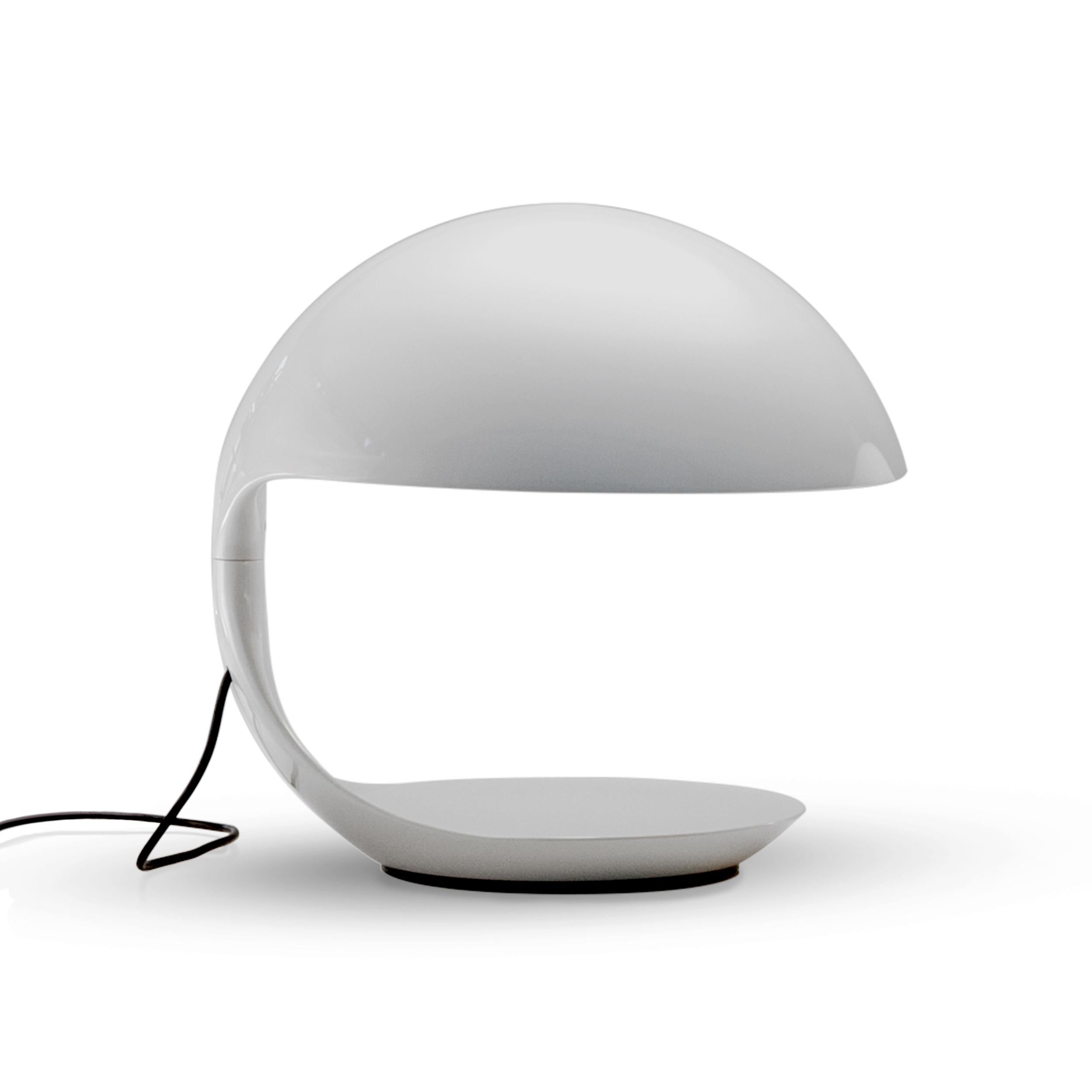 En vente : White (Bianco) Lampe de bureau Martinelli Luce Cobra 629 d'Elio Martinelli 2