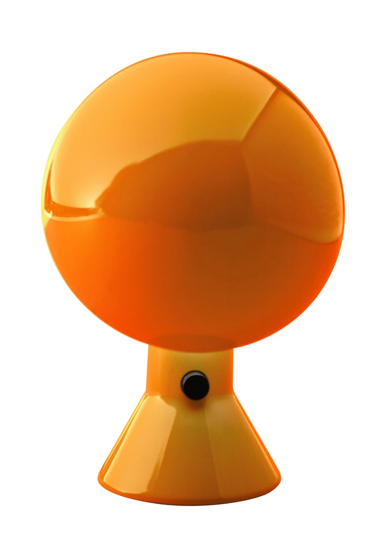 For Sale: Orange Martinelli Luce Elmetto 685 Table Lamp by Elio Martinelli 2