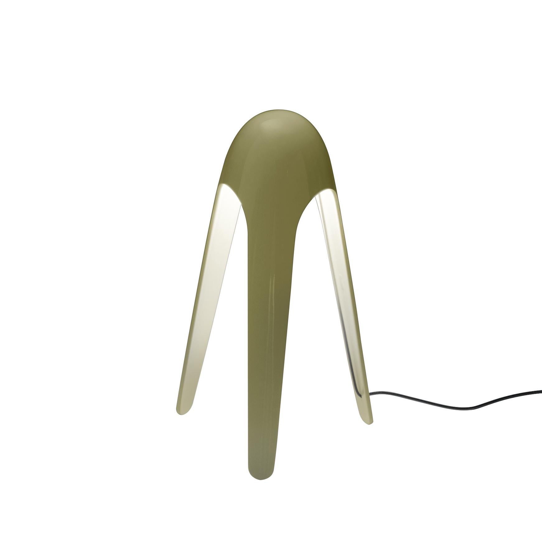 For Sale: Green (Lime chiaro) Martinelli Luce Cyborg 825 Table Lamp by Karim Rashid