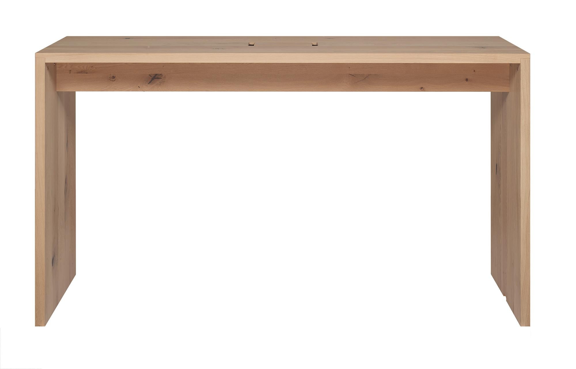 En vente : Brown (Waxed White Oak) Table haute en bois Ponte e15 de Philipp Mainzer 2