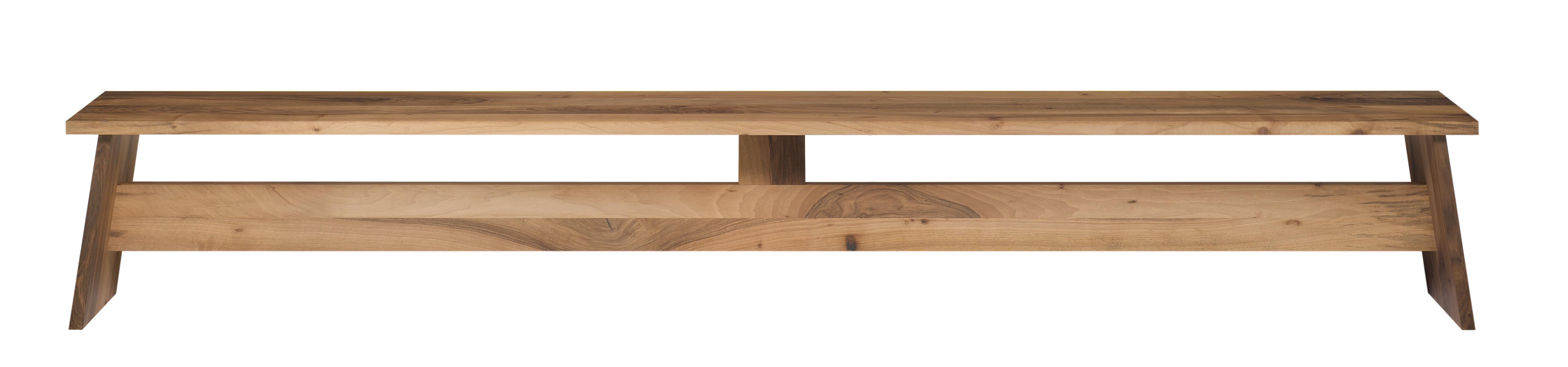For Sale: Brown (Oiled Walnut) e15 Customizable Fawley Wood Bench by David Chipperfield 2