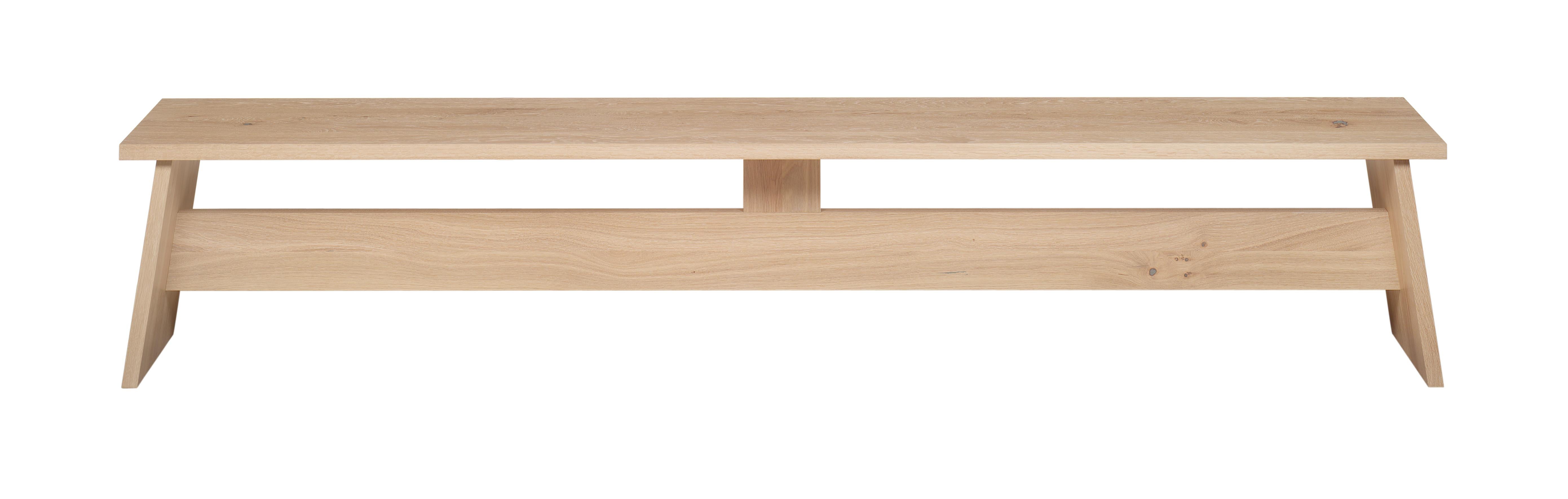 For Sale: Brown (Waxed White Oak) e15 Customizable Fawley Wood Bench by David Chipperfield 2