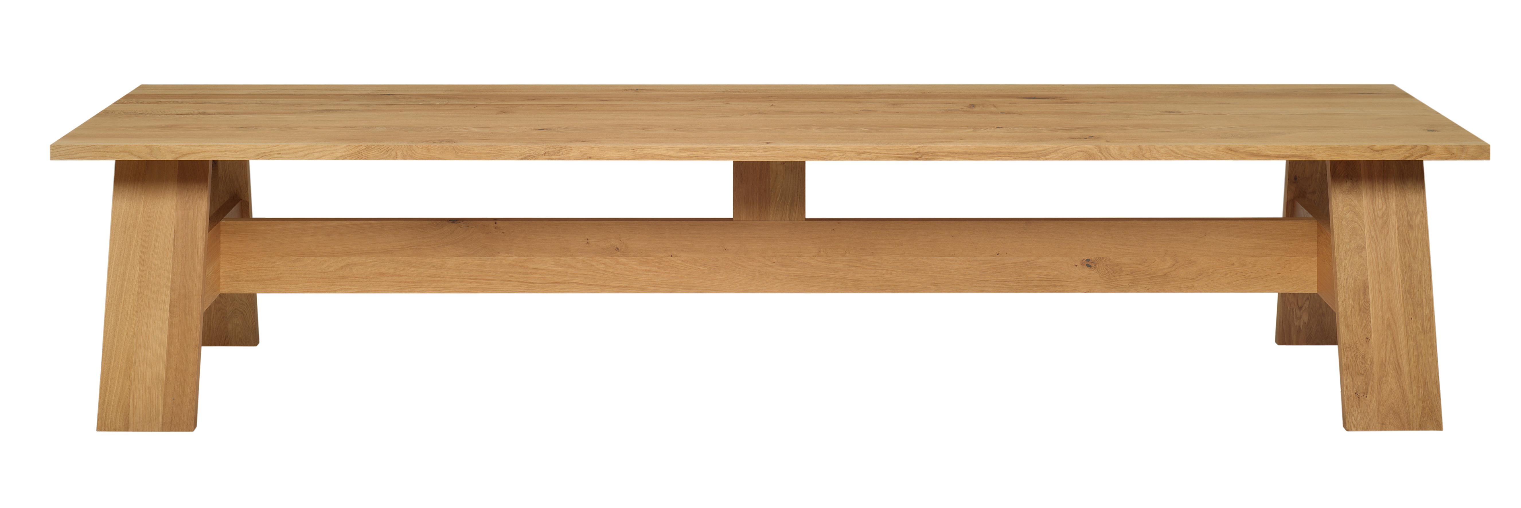 Im Angebot: e15  Anpassbarer Fayland-Holztisch von David Chipperfield, Brown (Oil Oaked) 2