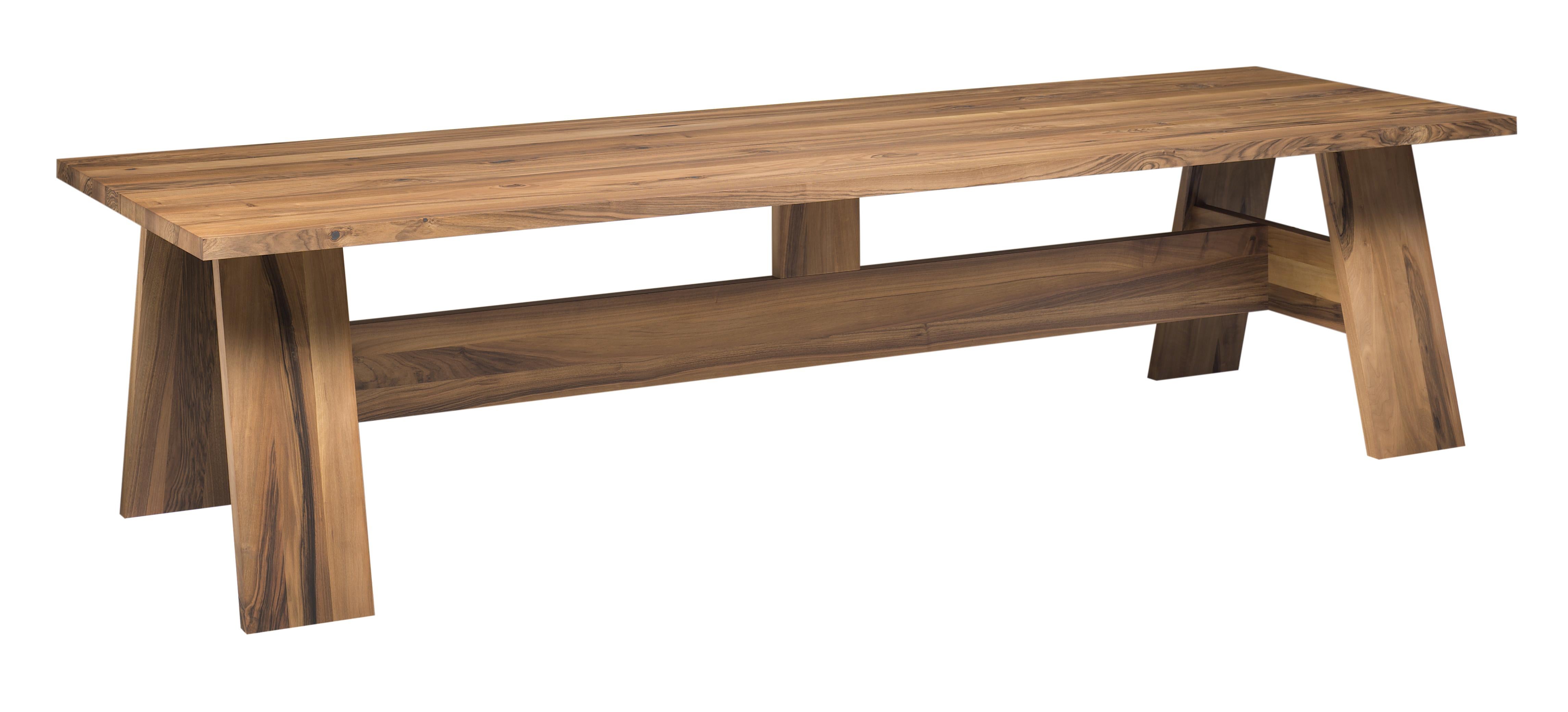 Im Angebot: e15  Anpassbarer Fayland-Holztisch von David Chipperfield, Brown (Oiled Walnut)