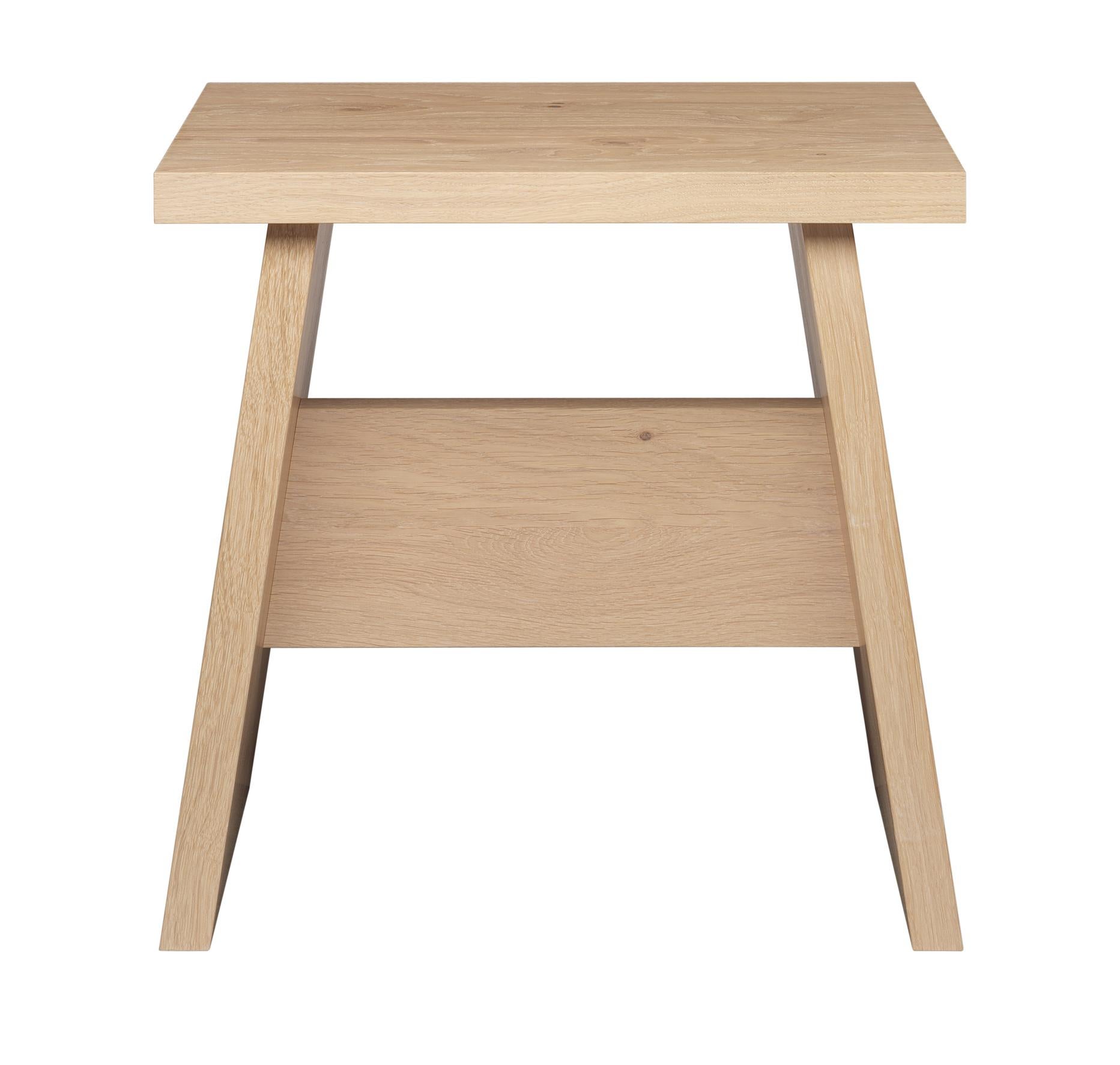 For Sale: Brown (Waxed White Oak) e15 Langley Wood Side Table by David Chipperfield