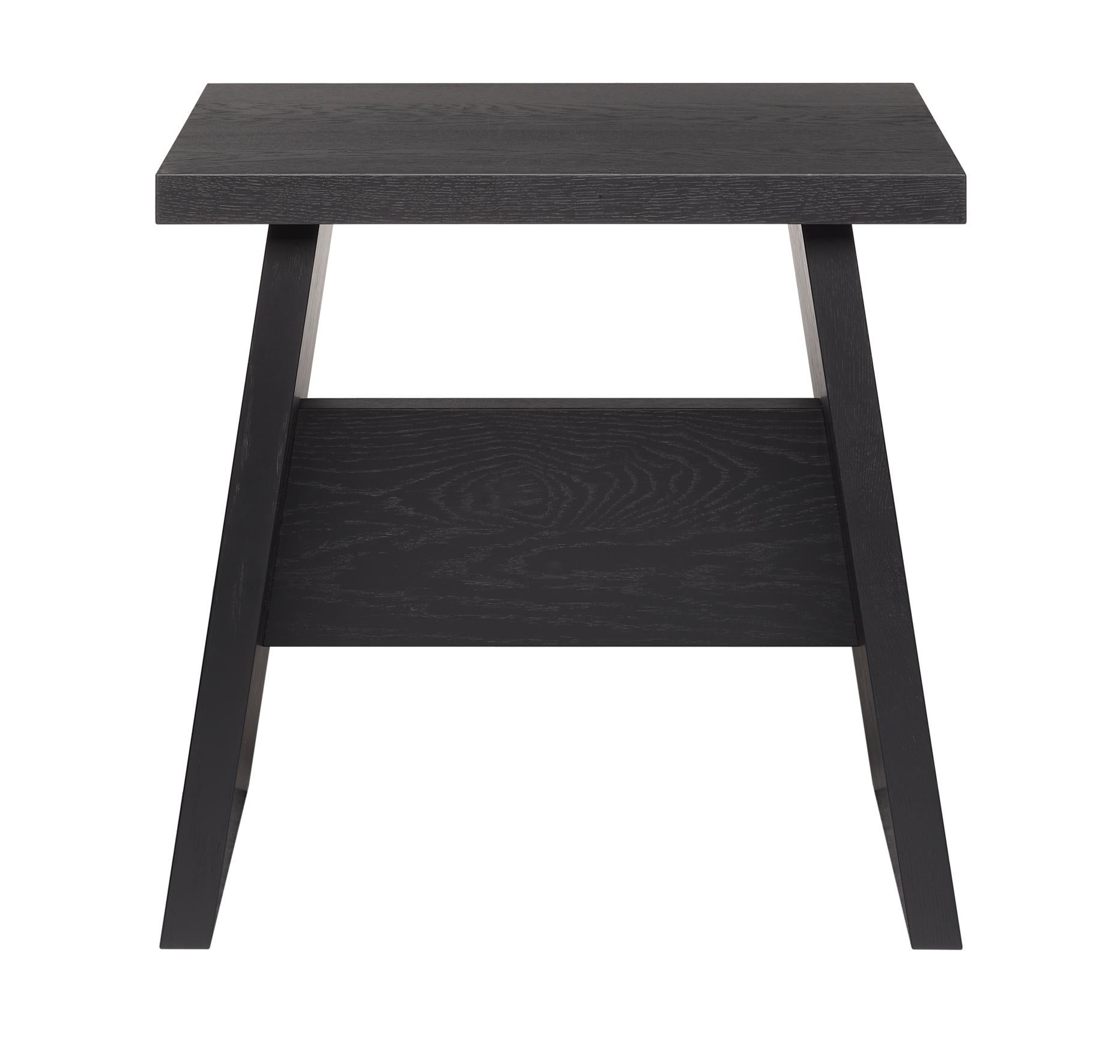 For Sale: Black (Jet Black Stained Lacquer) e15 Langley Wood Side Table by David Chipperfield 2