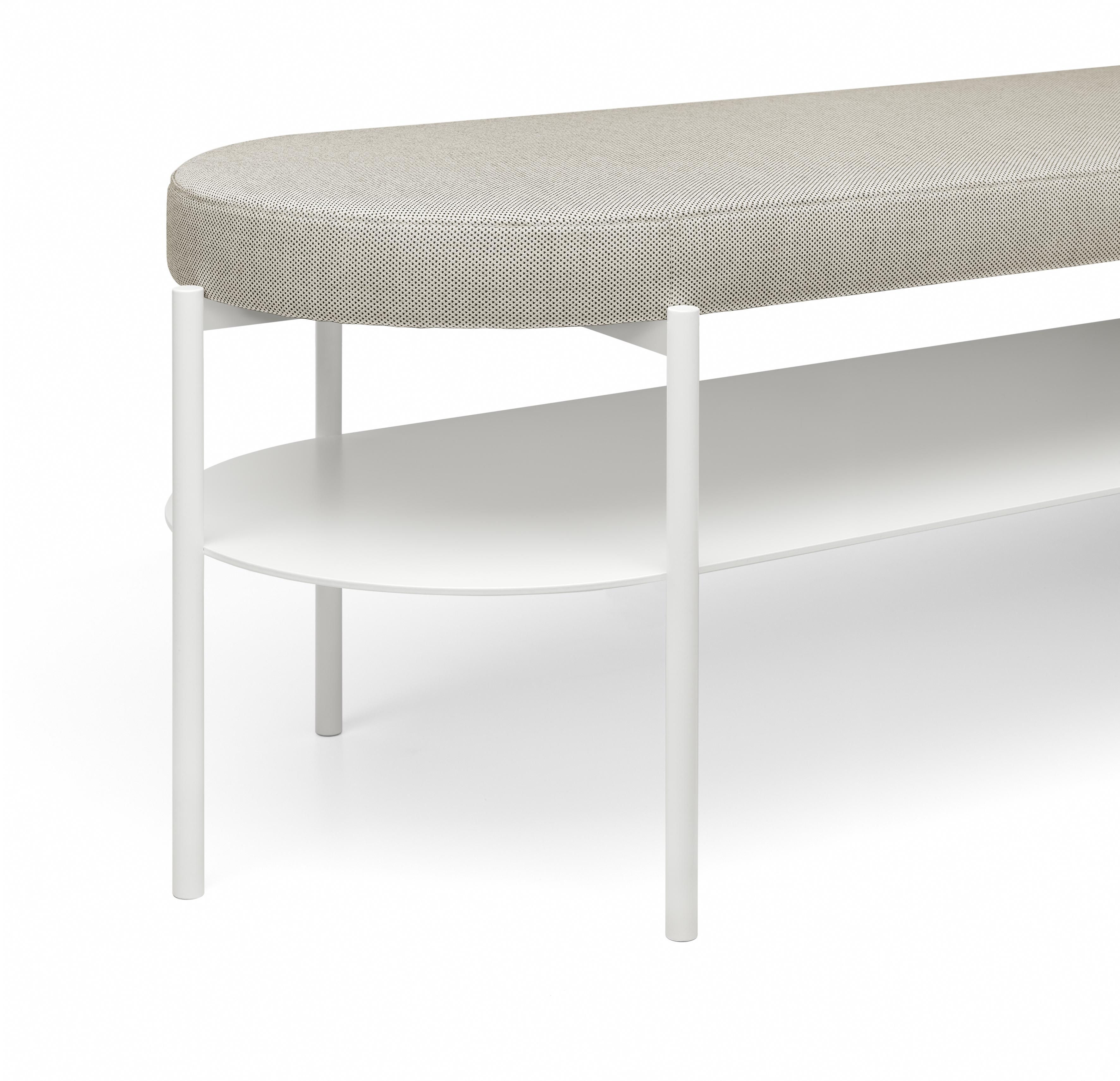 For Sale: Gray (Basel 123) e15 Customizable ELBE III Bench  by Marguerre, Besau and Schöning 2