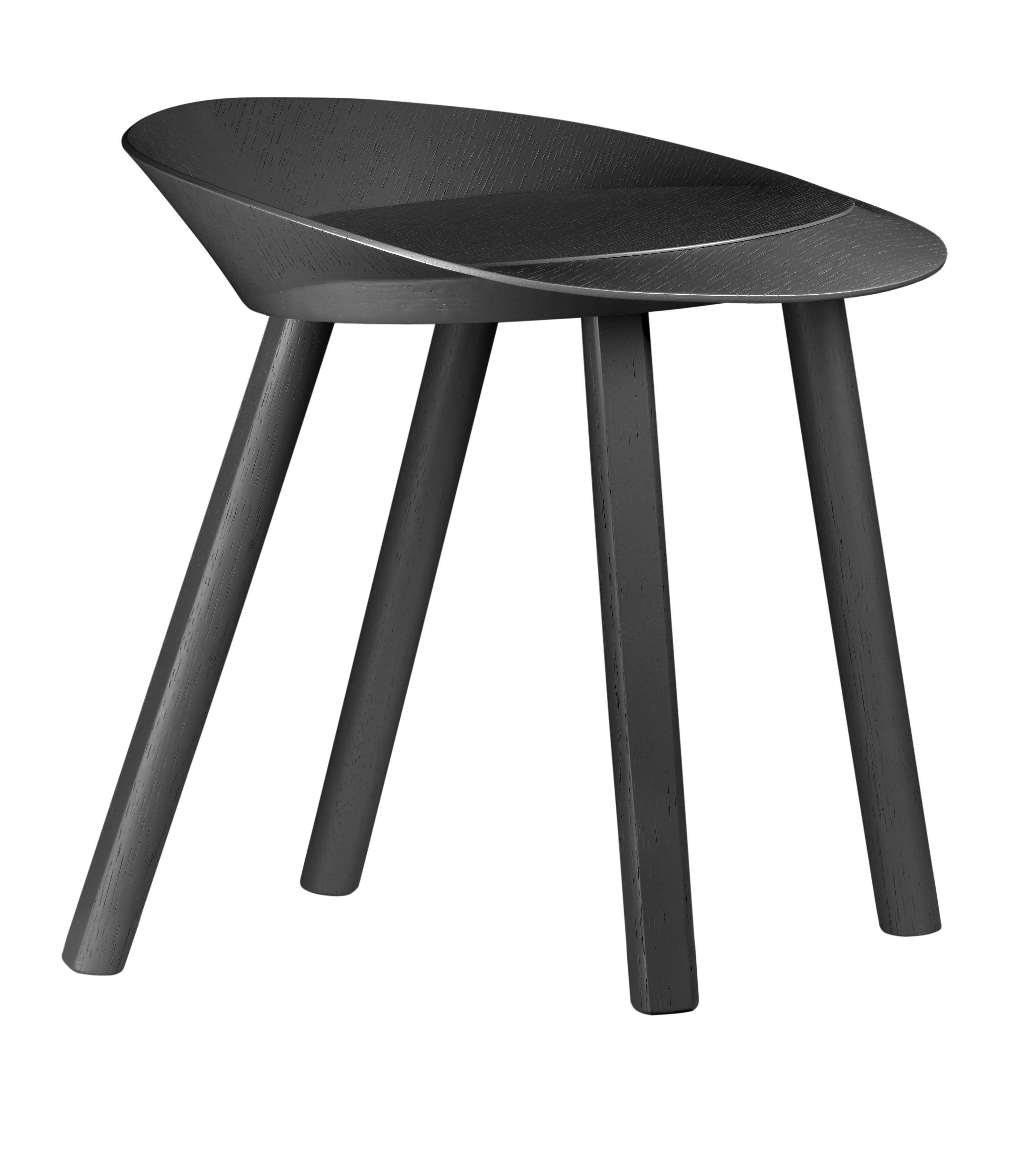 En venta: e15 Taburete Mr. Collins de Stefan Diez Black (Jet Black Lacquer) 2
