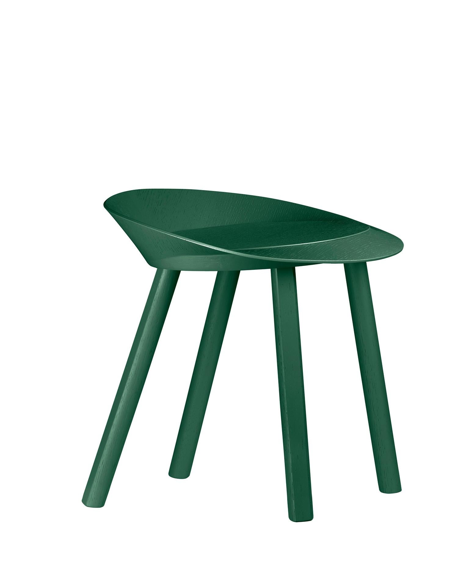 Im Angebot: e15 Mr. Collins Hocker von Stefan Diez, Green (Ivy Green Lacquer)