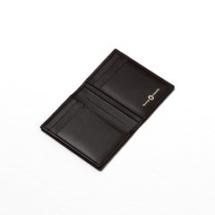 Portafogli Leather Wallet with Wooden Insert by Bottega Ghianda