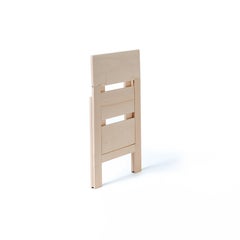 Scaletta Pieghevole Wooden Collapsable Ladder Table by Bottega Ghianda
