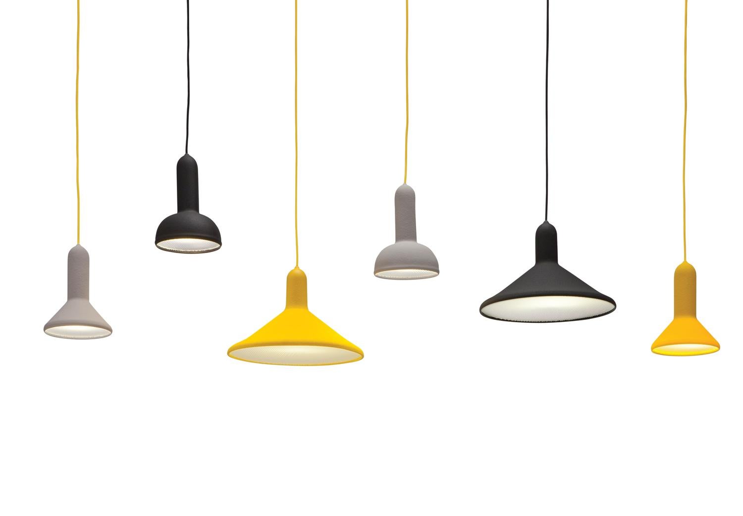 For Sale: Black (4237) Established & Sons S1 Cone Torch Pendant Light by Sylvain Willenz 2