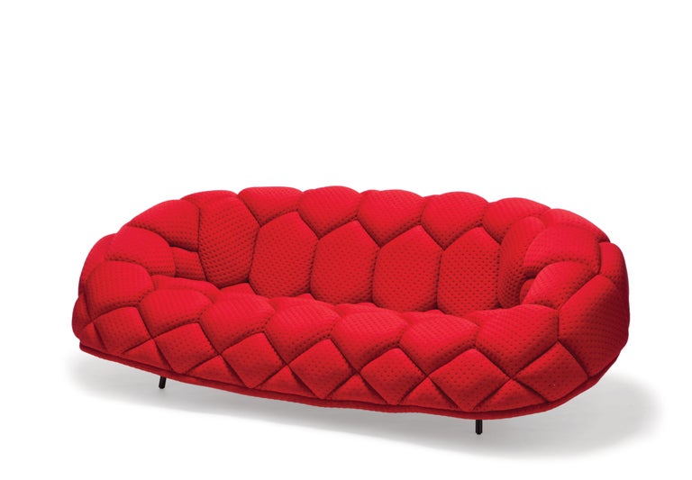 For Sale: Red (5842) Ronan & Erwan Bouroullec Quilt Sofa for Established & Sons 2