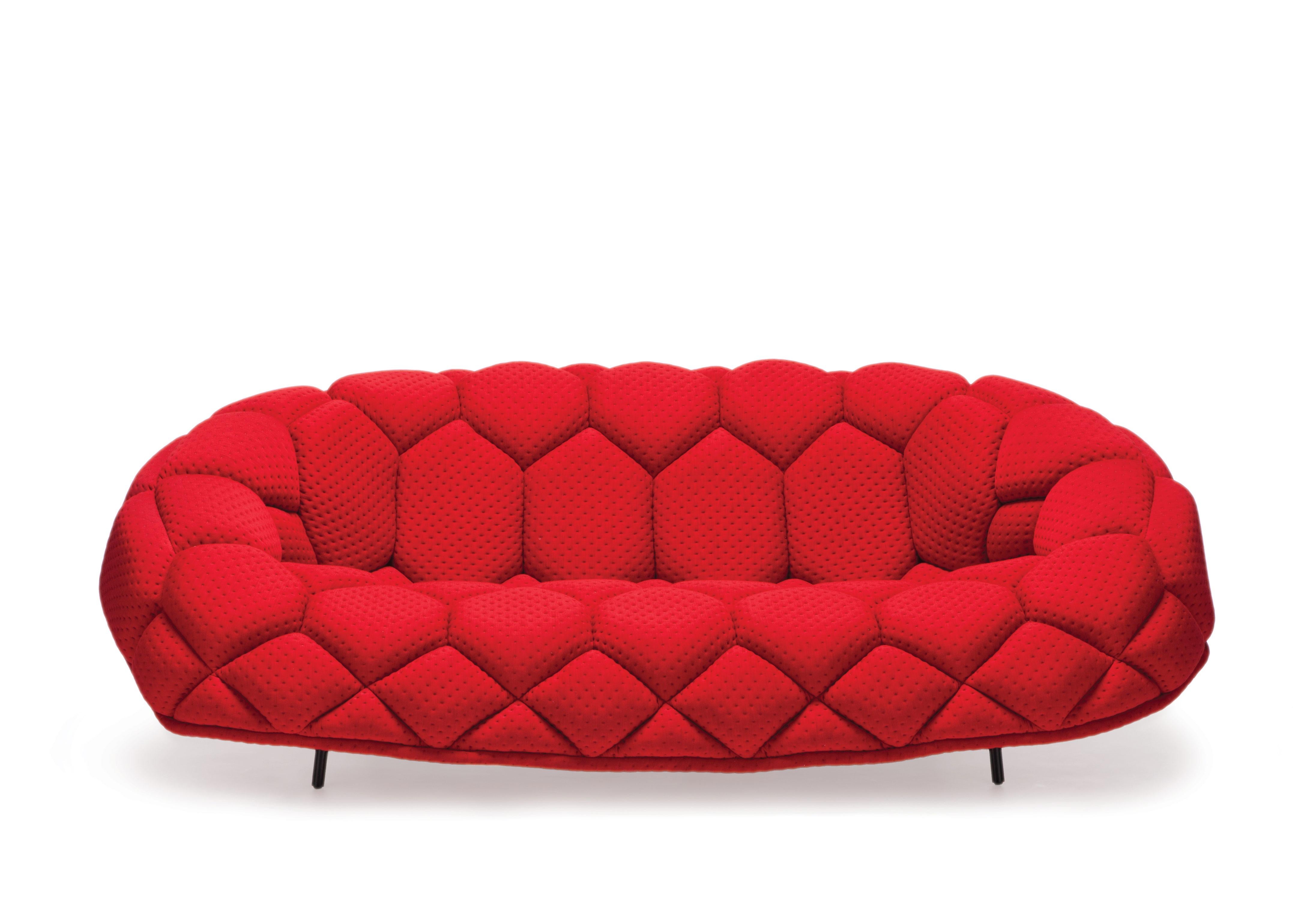 Im Angebot: Ronan & Erwan Bouroullec Quilt-Sofa für Established & Sons, Red (5842) 3