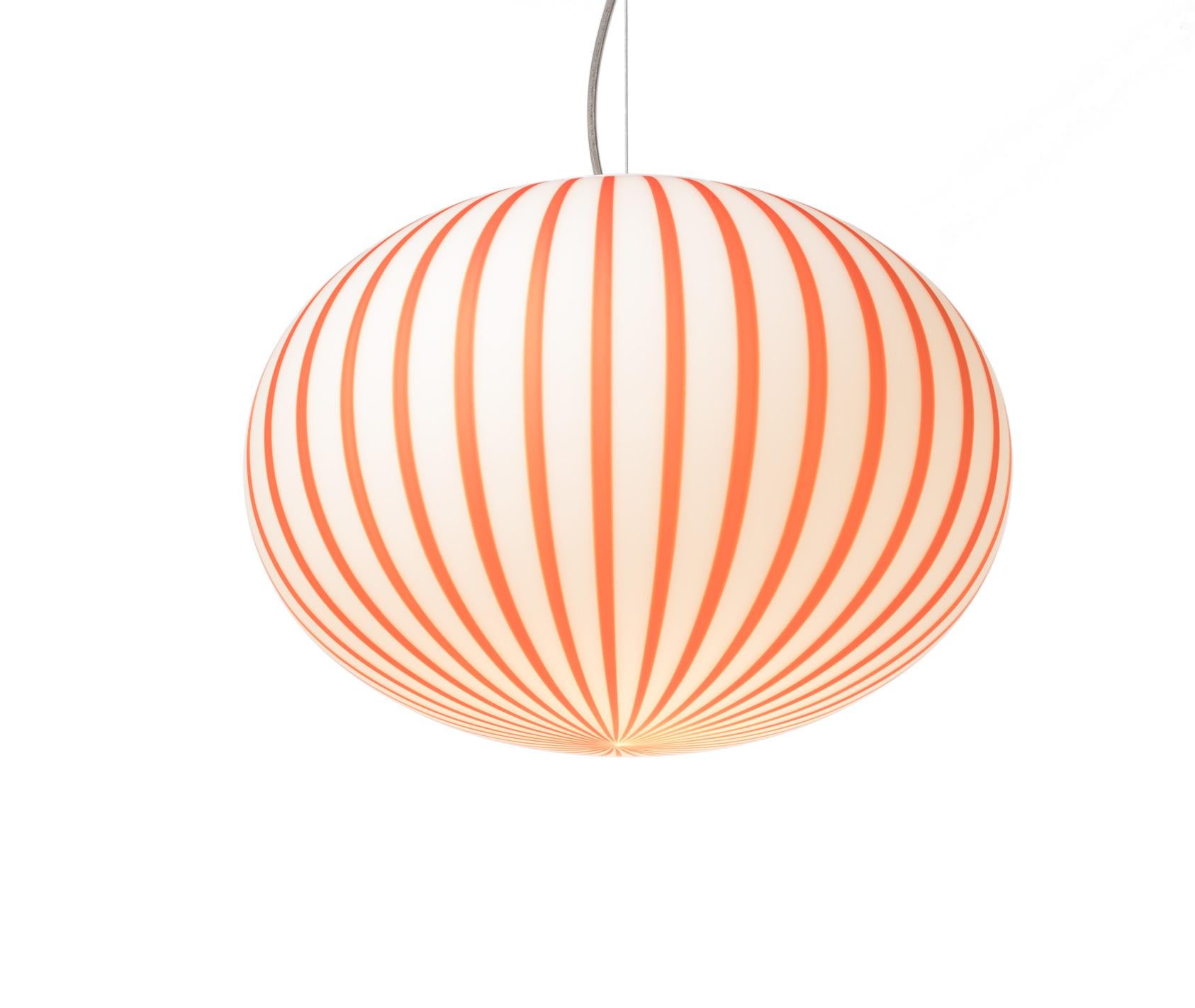 For Sale: Red (6415) Established & Sons S4 Ellipse Filigrana Pendant Light by Sebastian Wrong 2