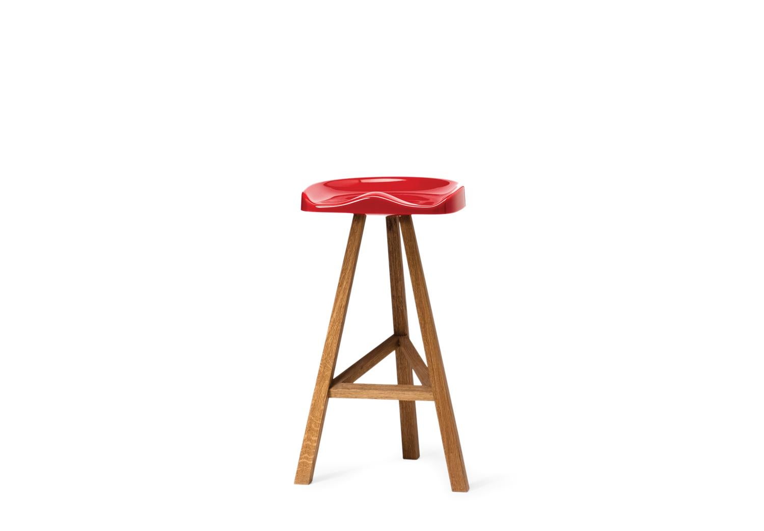 For Sale: Red (0762) Established & Sons Tall Heidi Stool by Sebastian Wrong 2