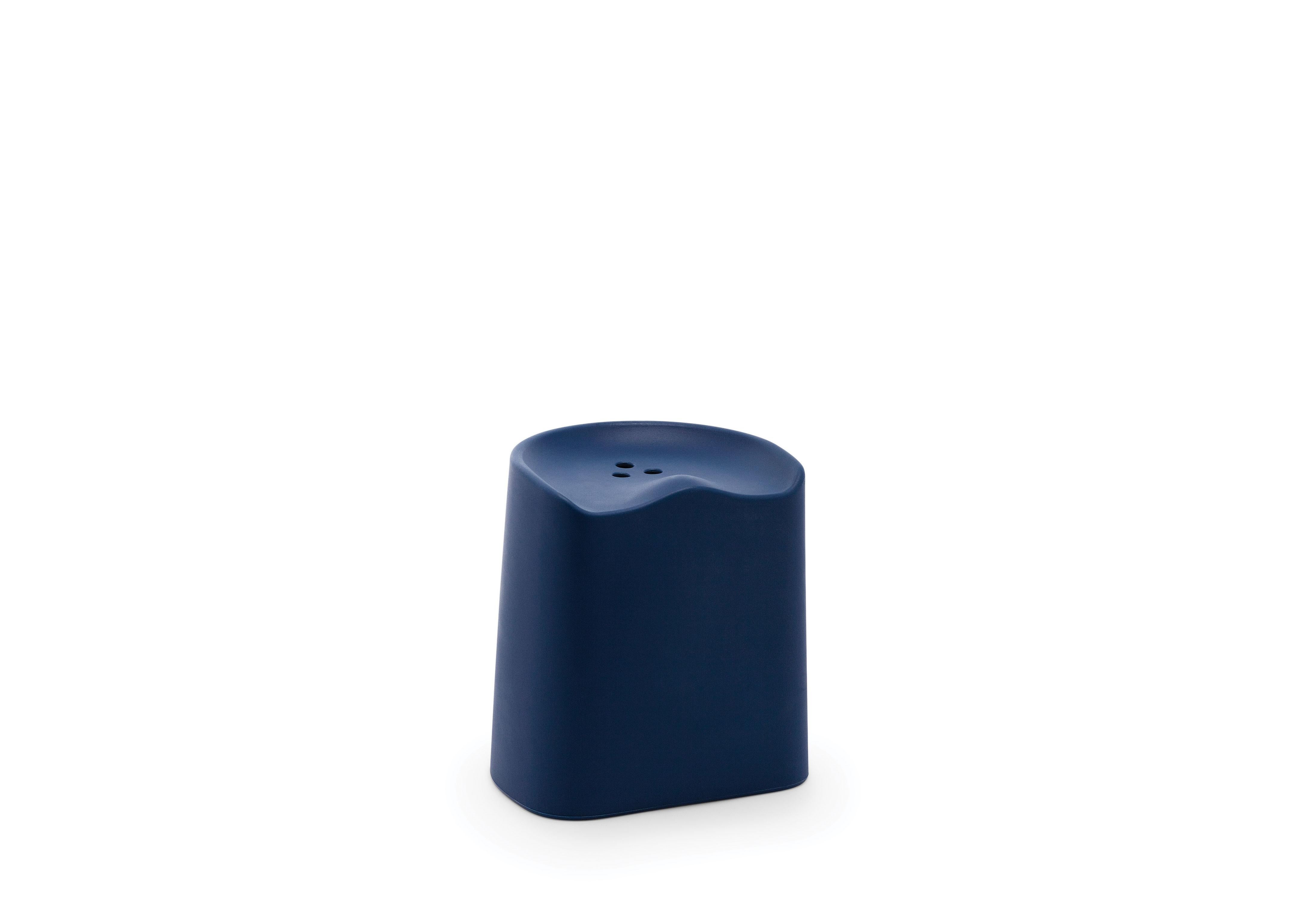 En vente : Blue (6527) Tabouret en forme de bouche Established &amp;amp; Sons par Estd Collection